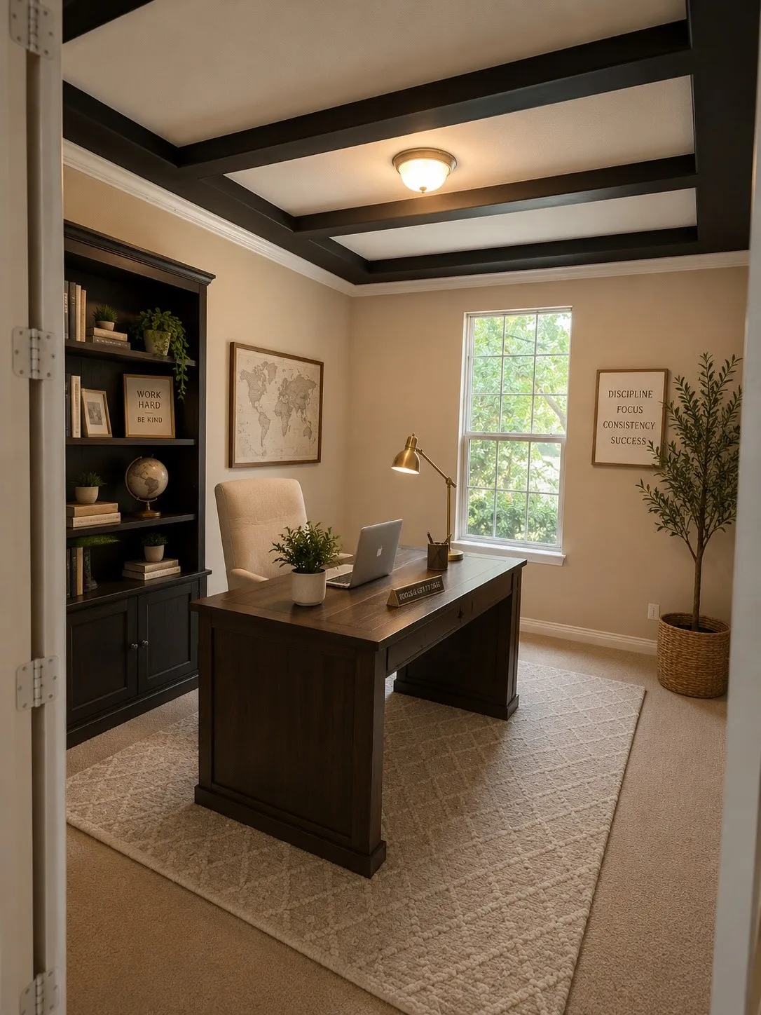 Spacious downstairs office