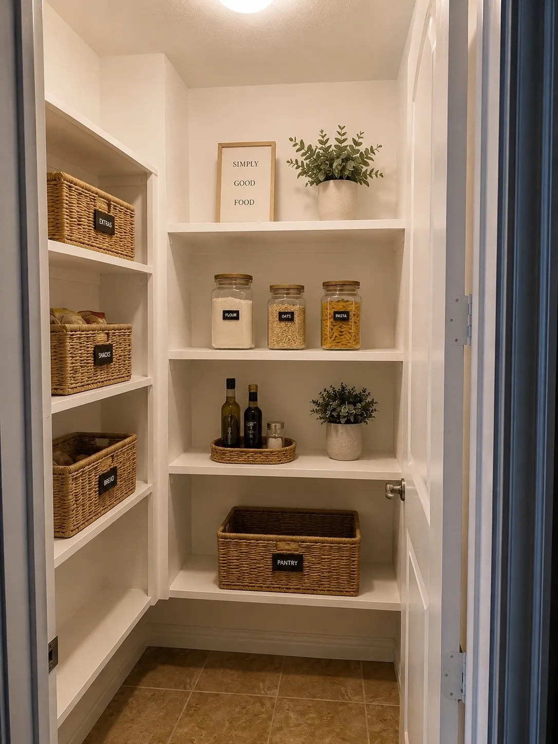 Nice size walk in pantry