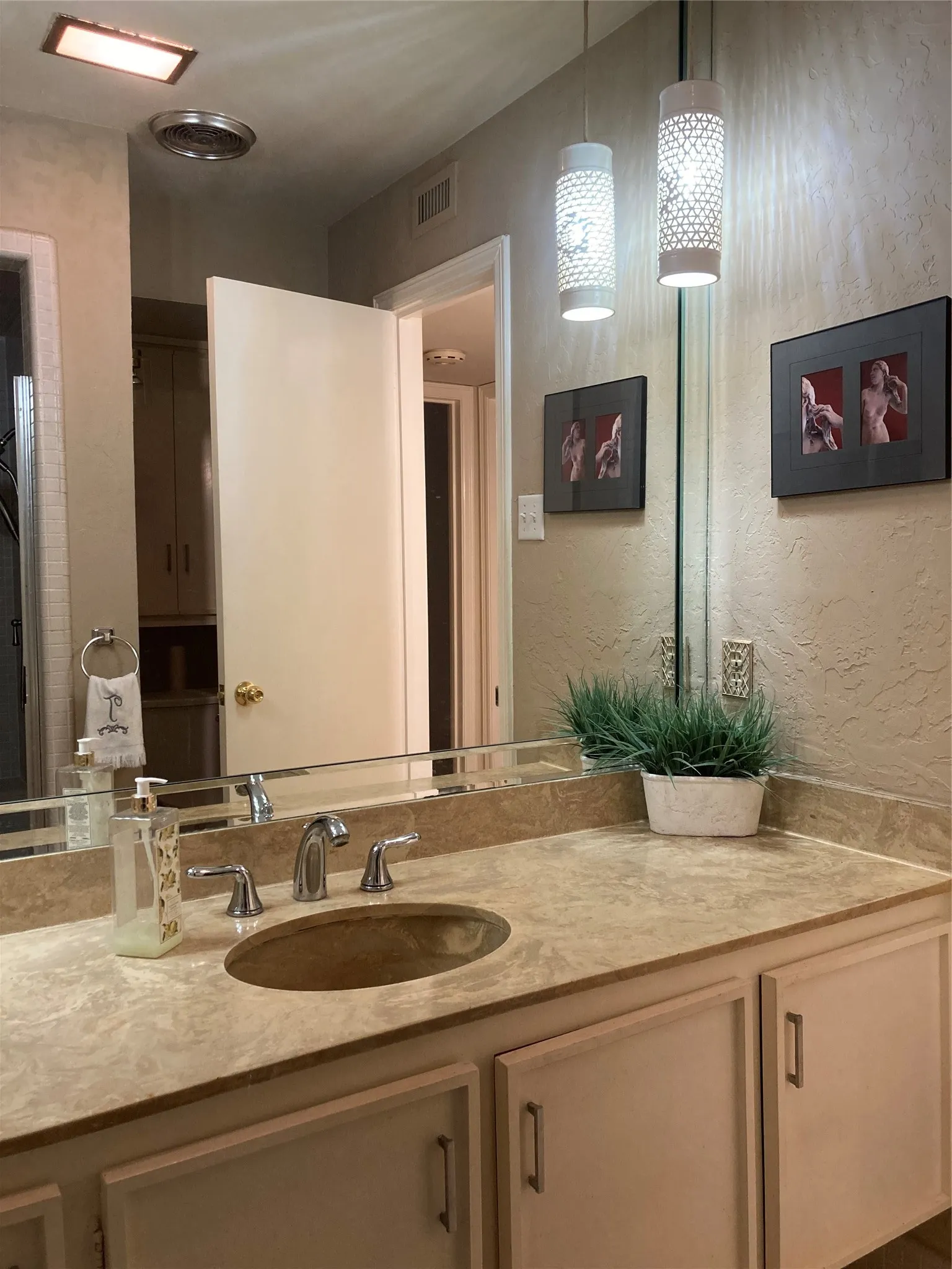 Guest bath in hallway