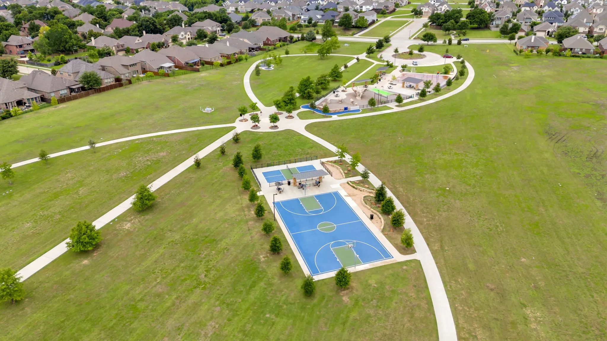 Neighborhood Tennis and Basketball Courts
