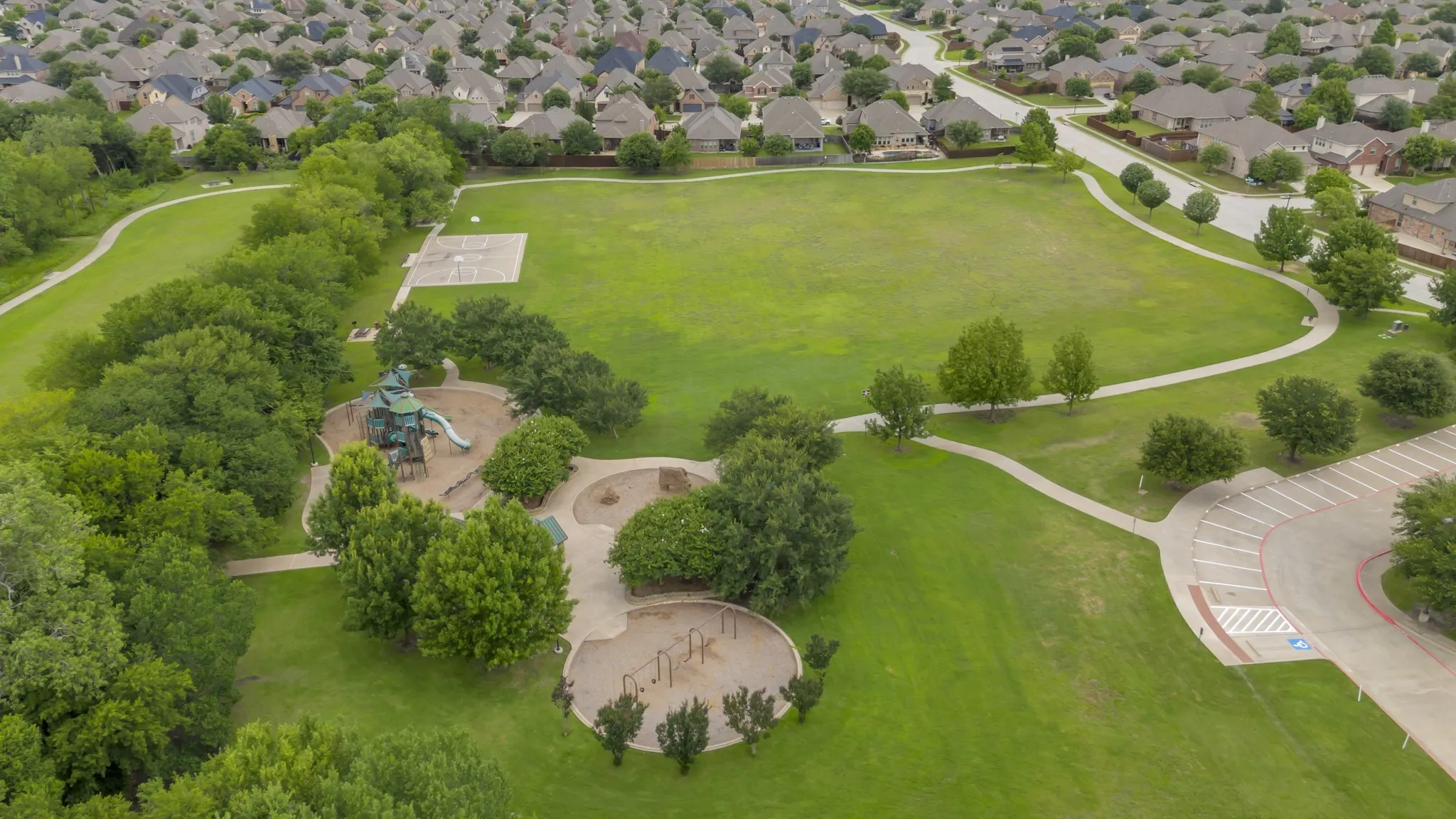 Playground and green space