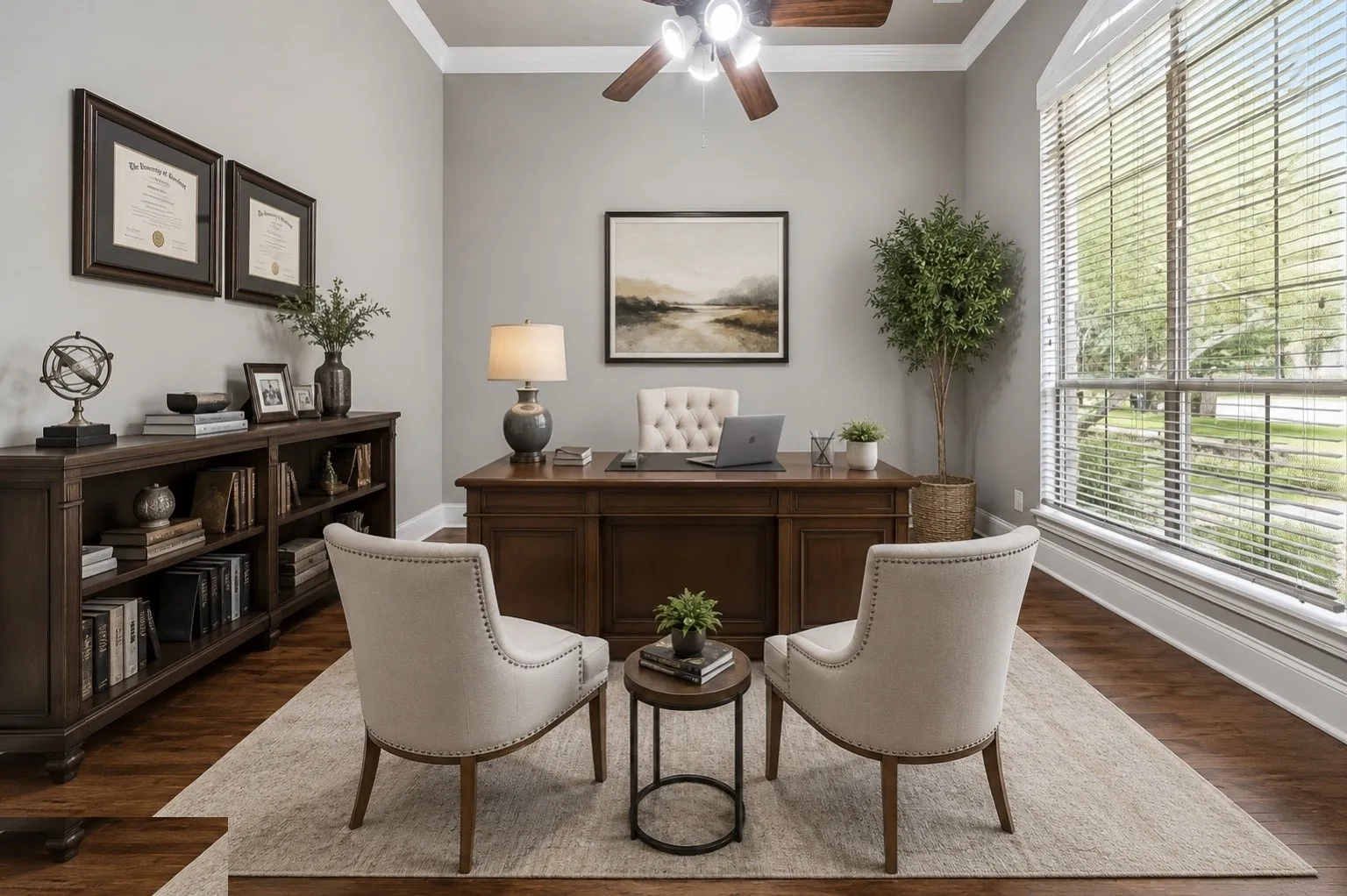 Virtually staged. Furniture and decor shown are for illustrative purposes only and may not represent actual furnishings.
