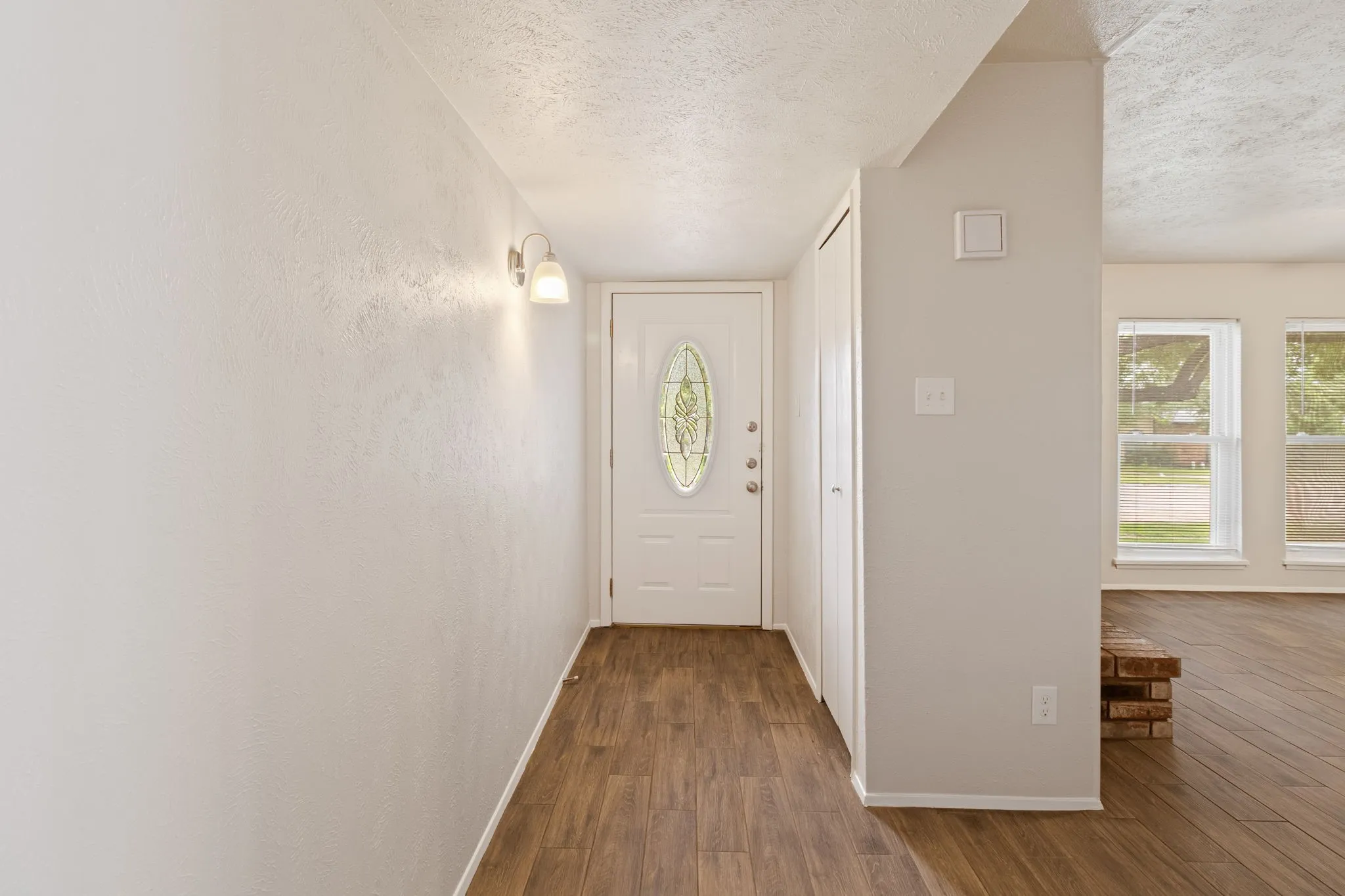 Interior entry