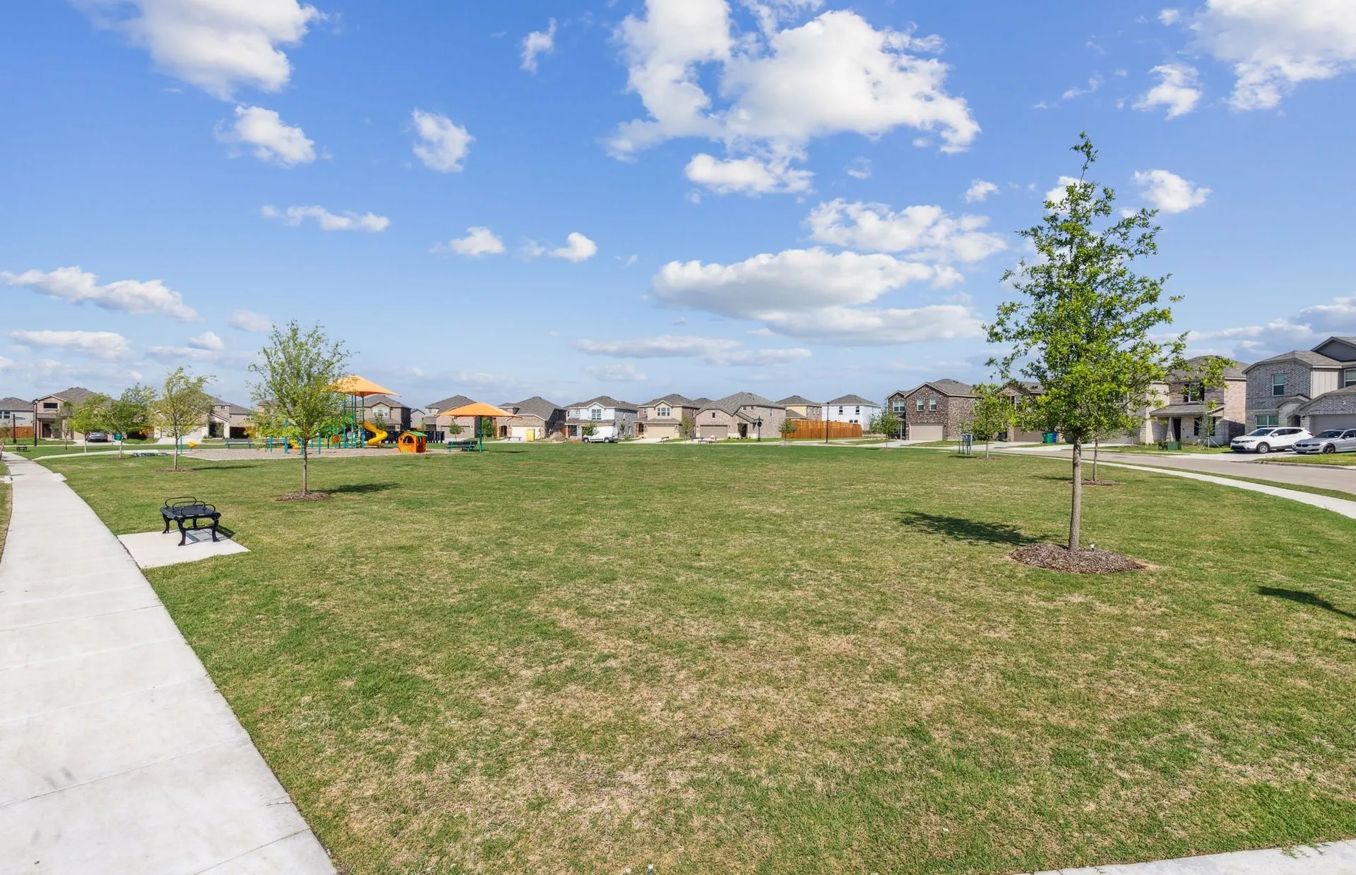 Community greenspace and park area