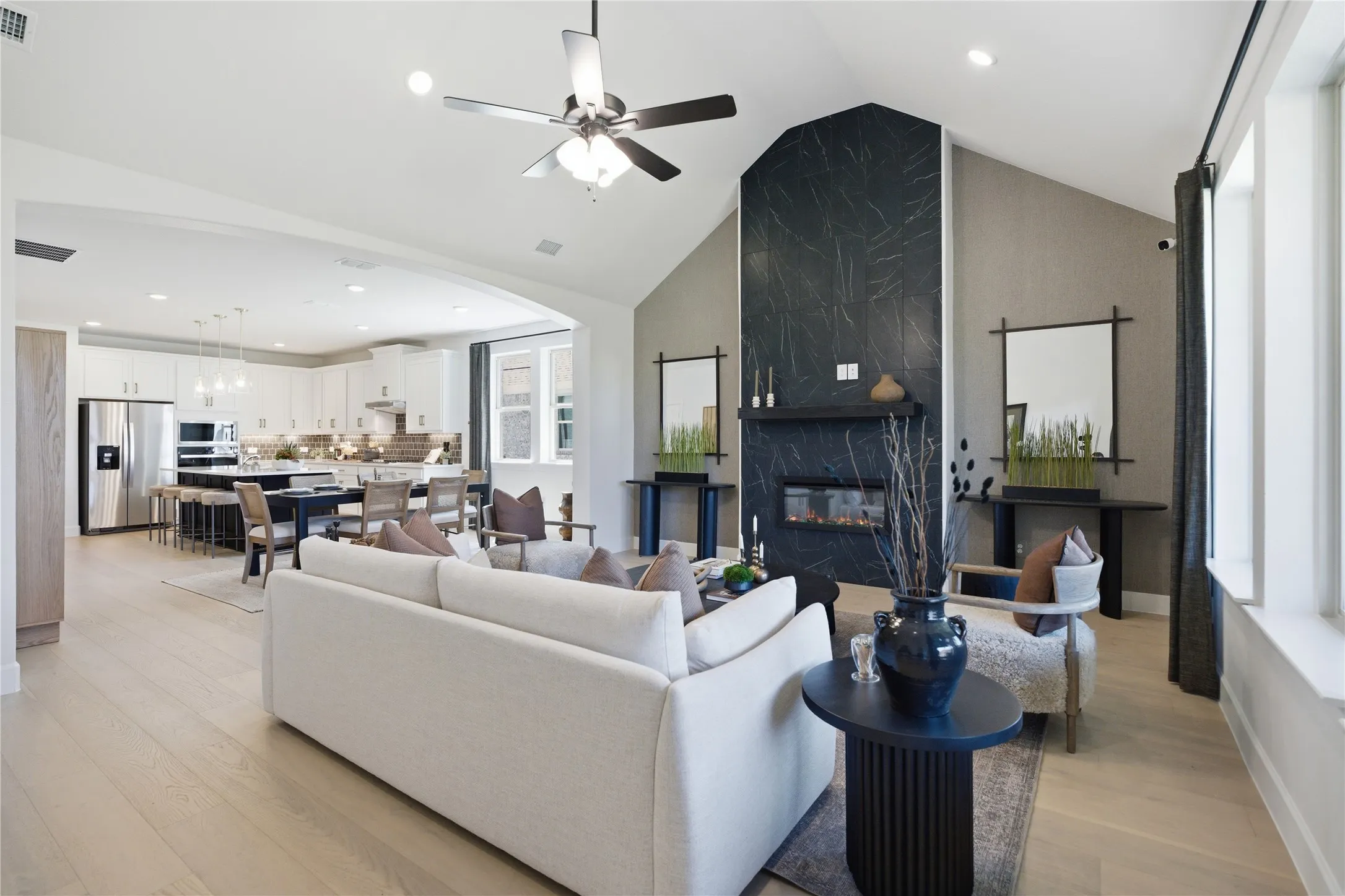 Beazer Homes Woodcreek Laredo Floorplan. This is not a photo of the actual home, but is a photo of the Laredo floorplan.