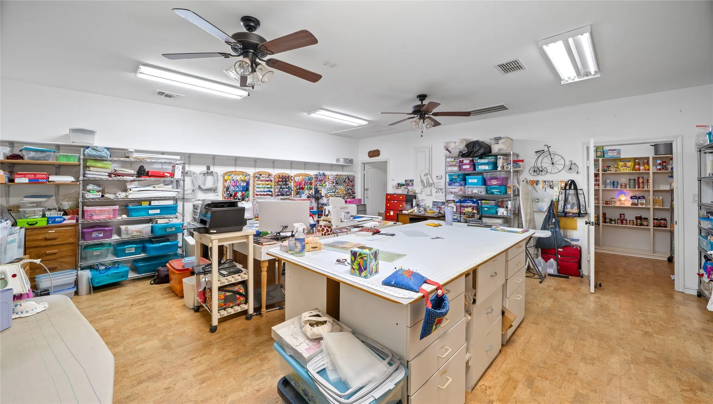 Additional pantry in bonus room