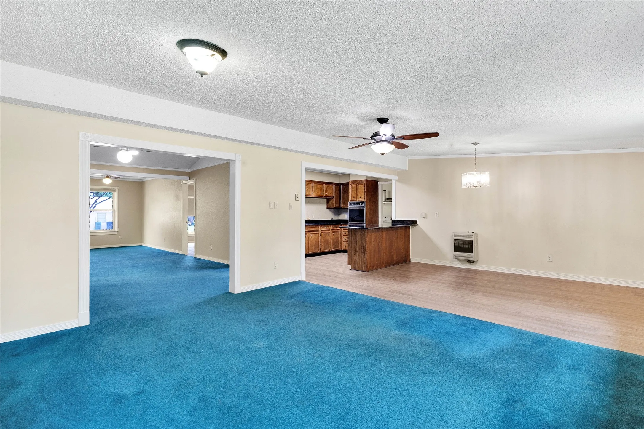 Family Room and Dining open to Kitchen
