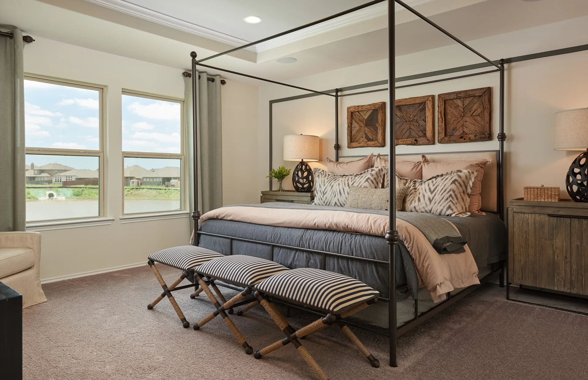*Model Representation - Spacious owner's suite with private bath