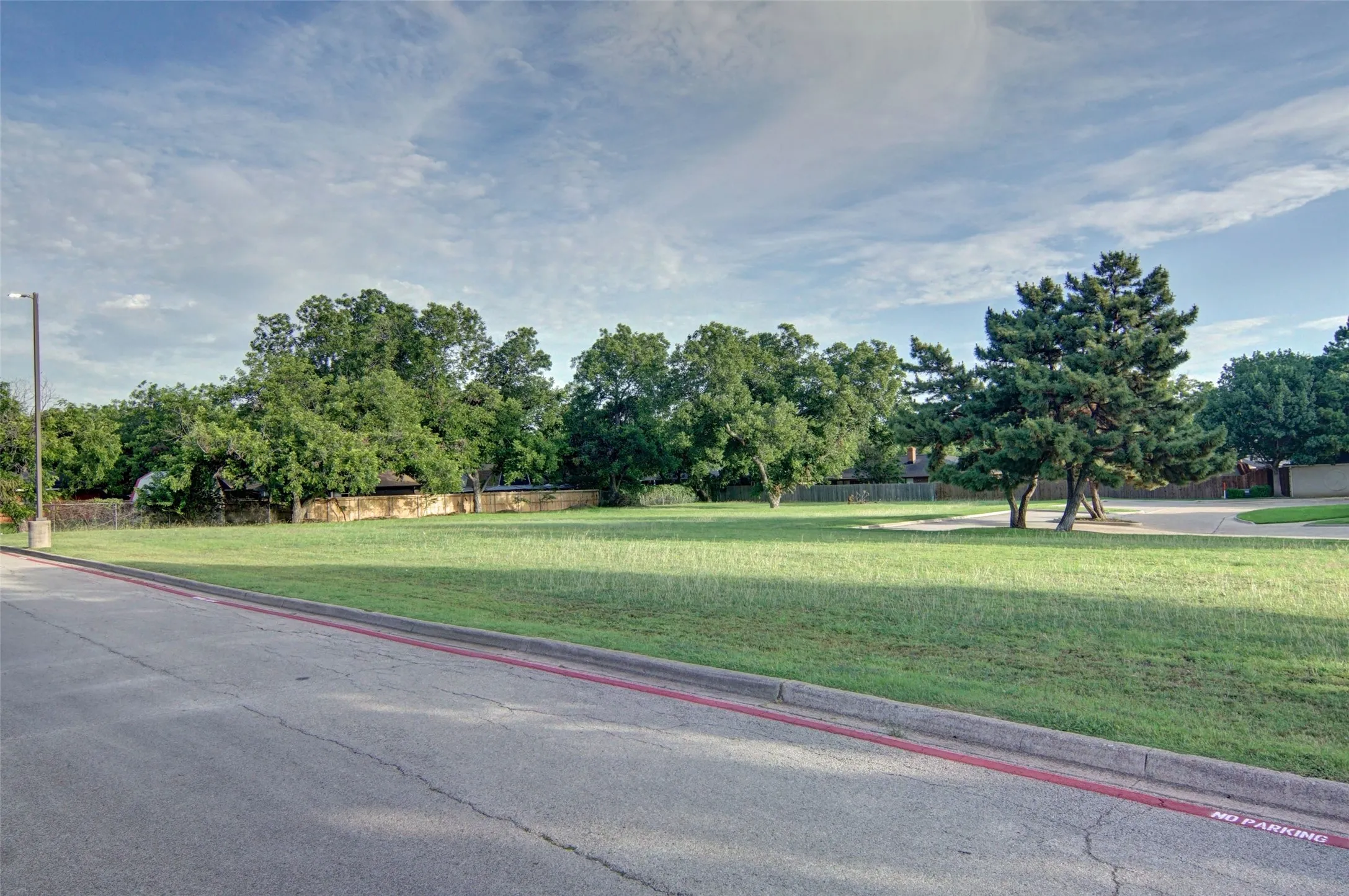 View from the shared driveway.