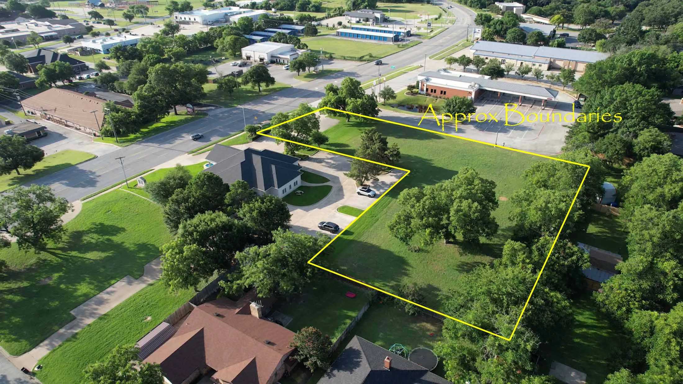 The lot is fairly level giving your construction a head start.