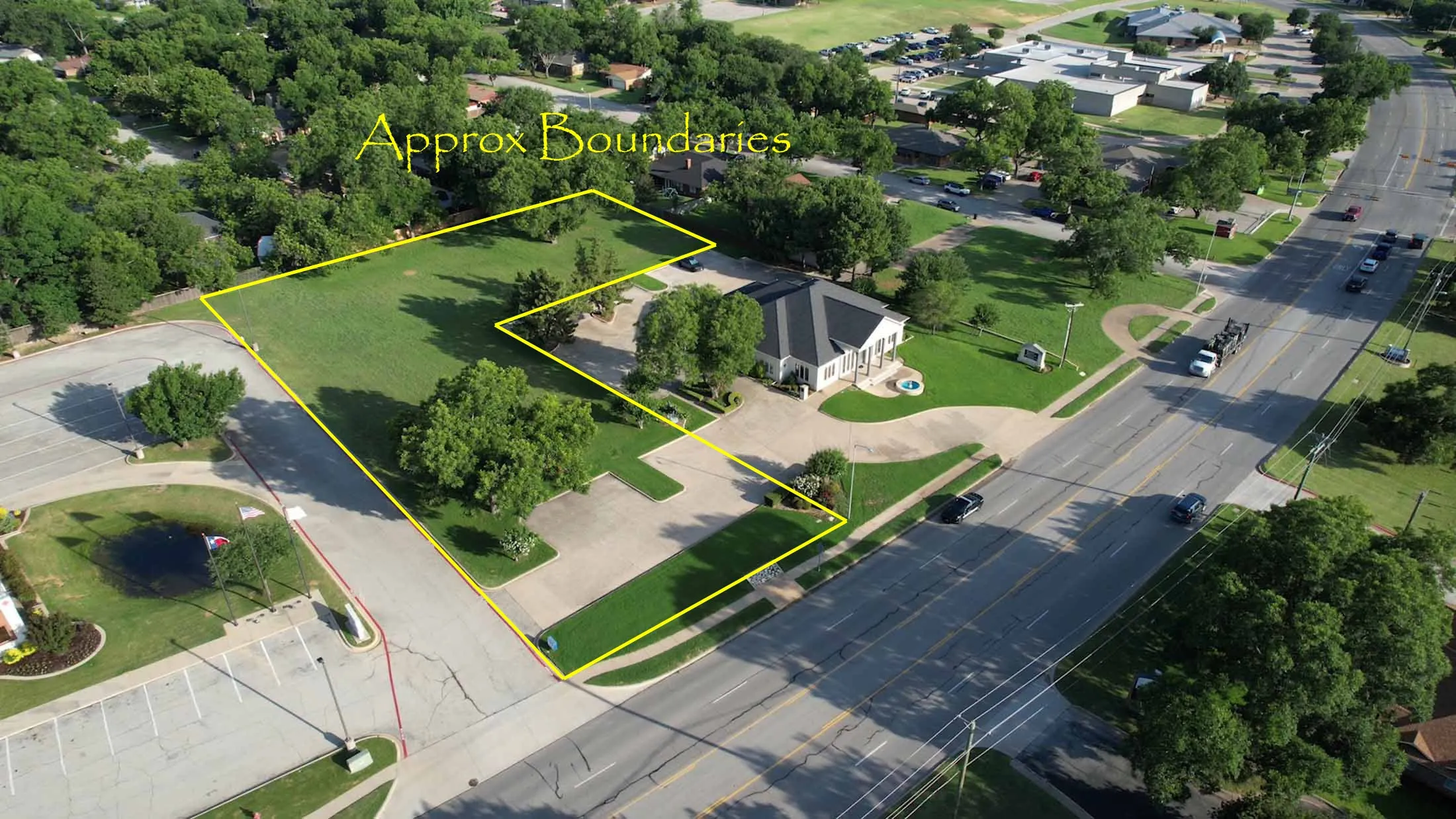 Situated between a bank and a law office, the lot would be a great location for a professional or medical​​‌​​​​‌​​‌‌​‌‌​​​‌‌​‌​‌​‌​​​‌​​ building.