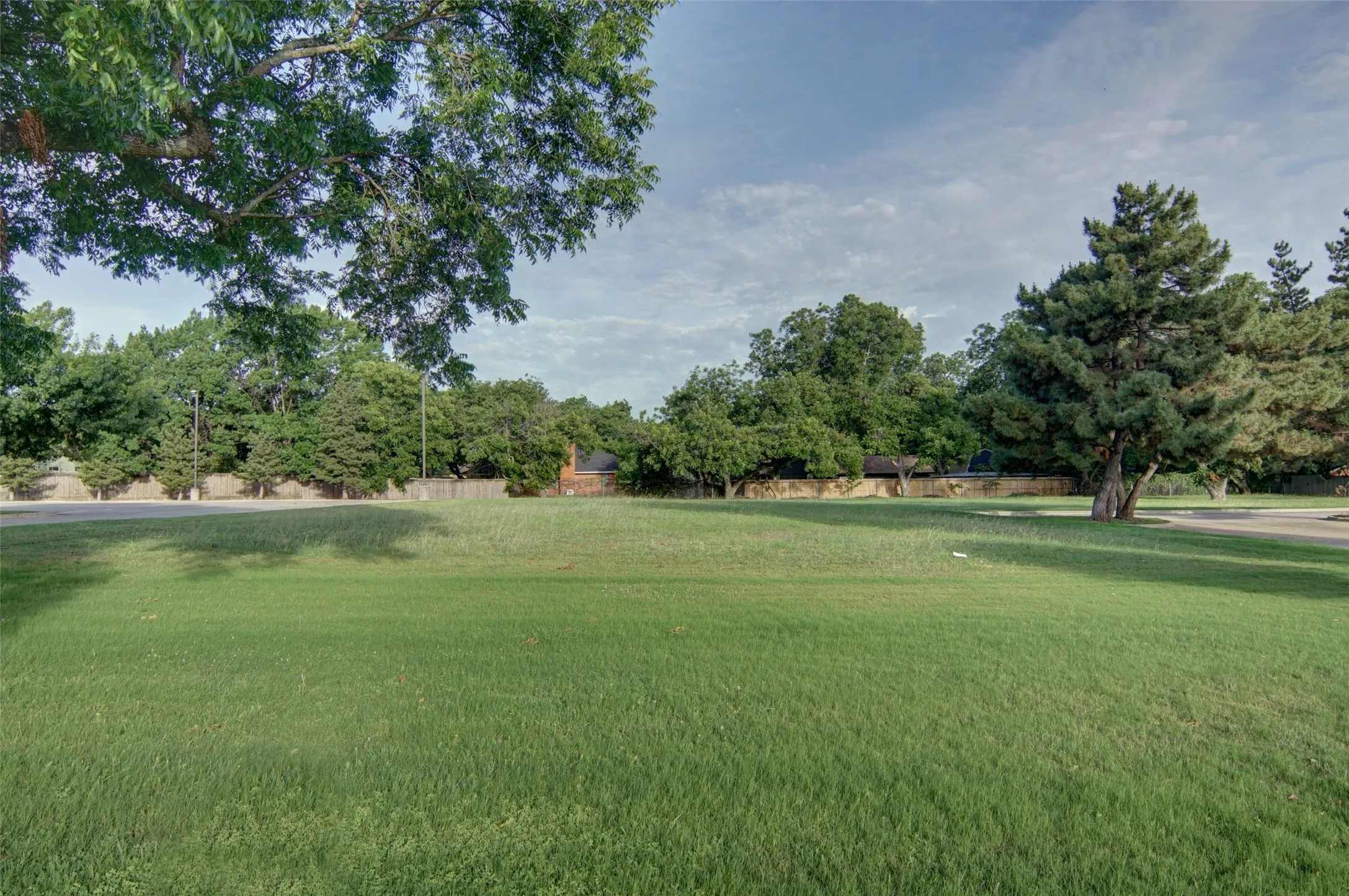 View from the front of the lot.