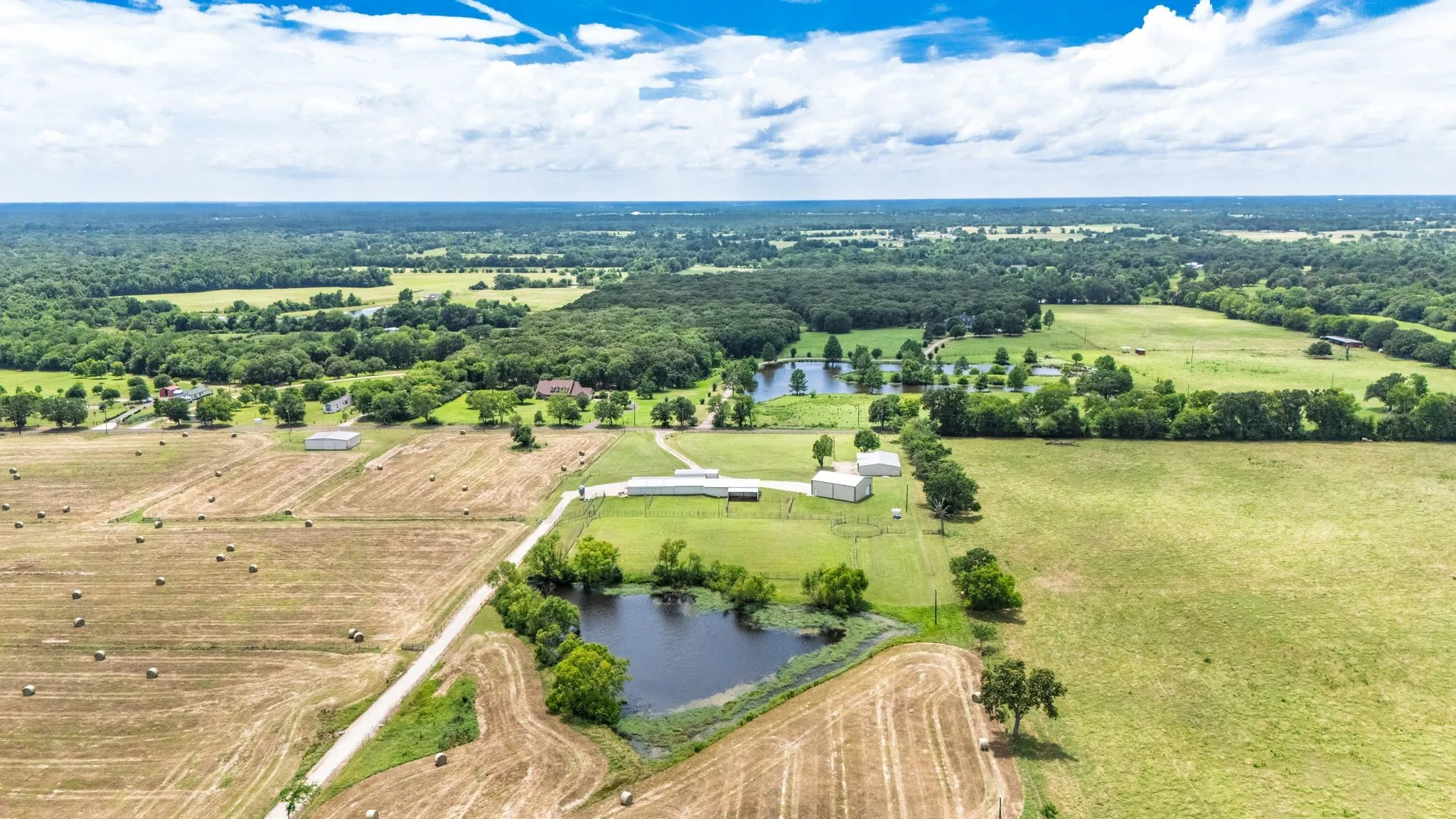View of front pond