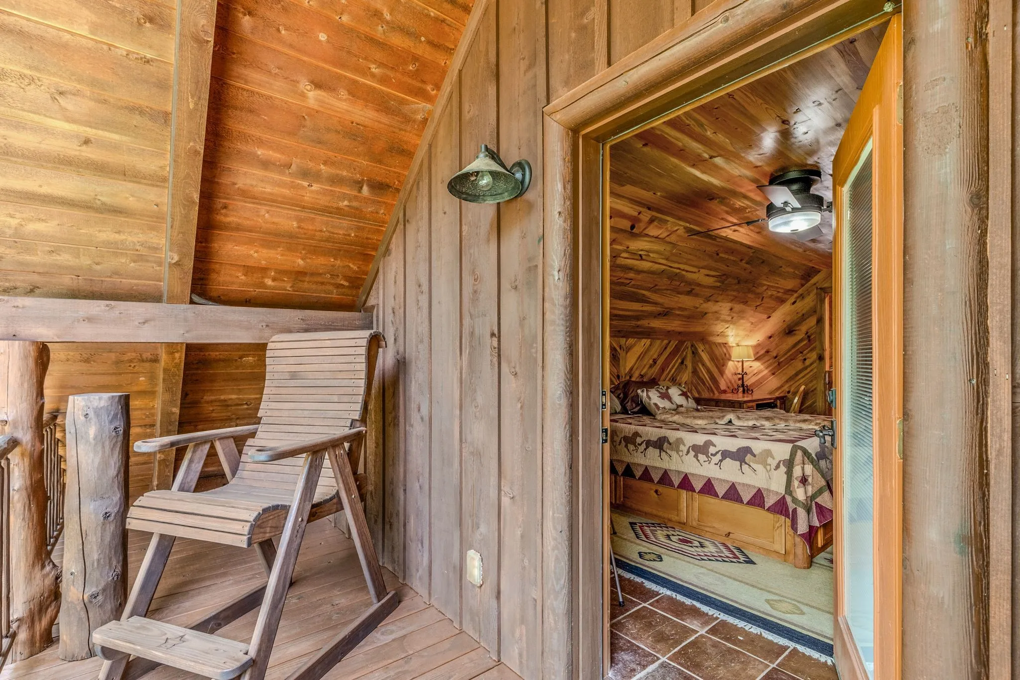 balcony off bedroom