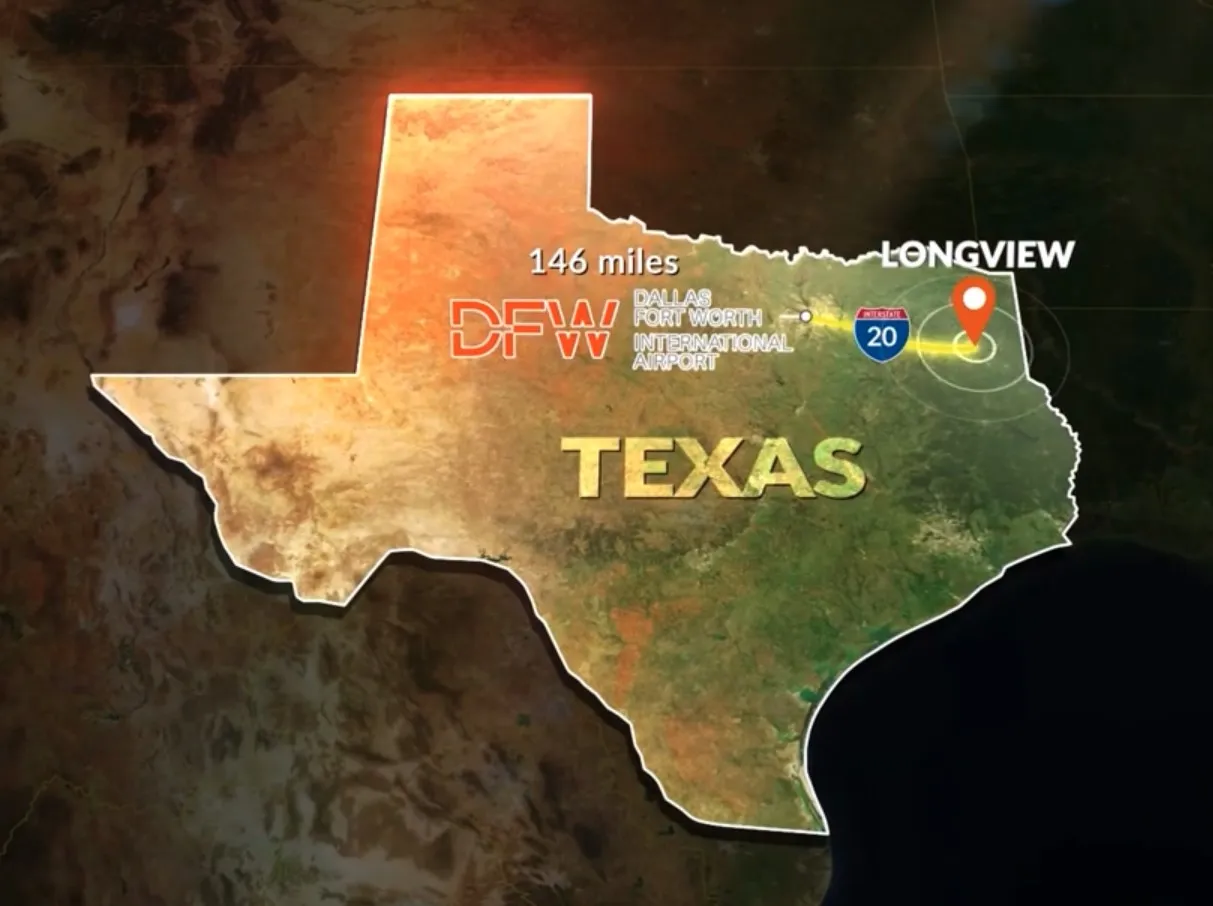 Tx Location Map