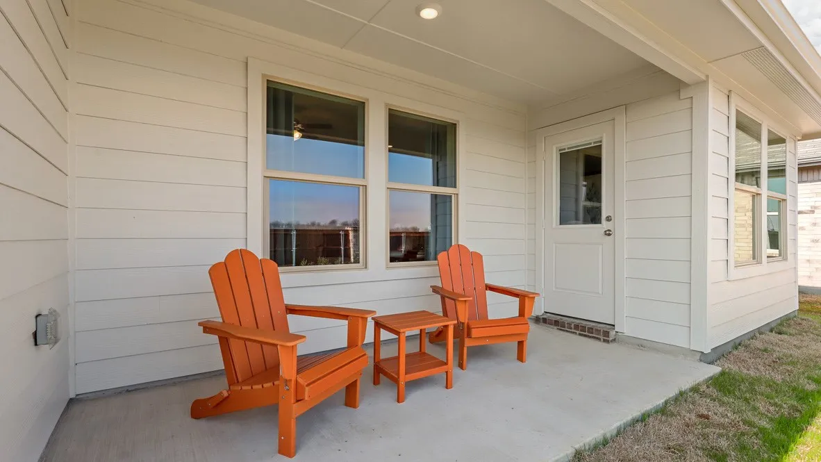 Patio - All Home and community information, including pricing, included features, terms, availability and amenities, are subject to change at any time without notice or obligation. All Drawings, pictures, photographs, video, square footages, floor plans, elevations, features, colors and sizes are approximate for illustration purposes only and will vary from the homes as built.
