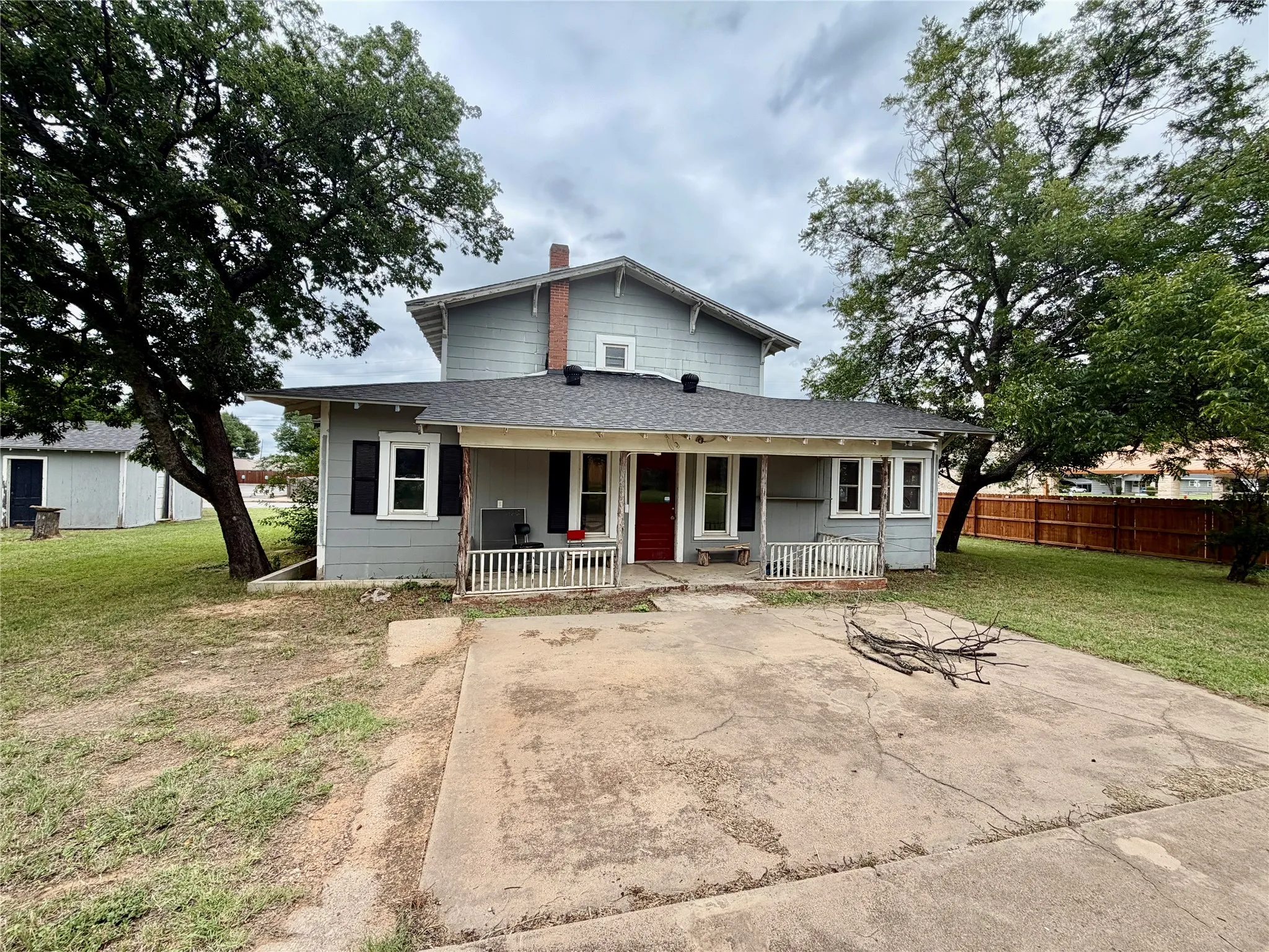 This is the back of the house.