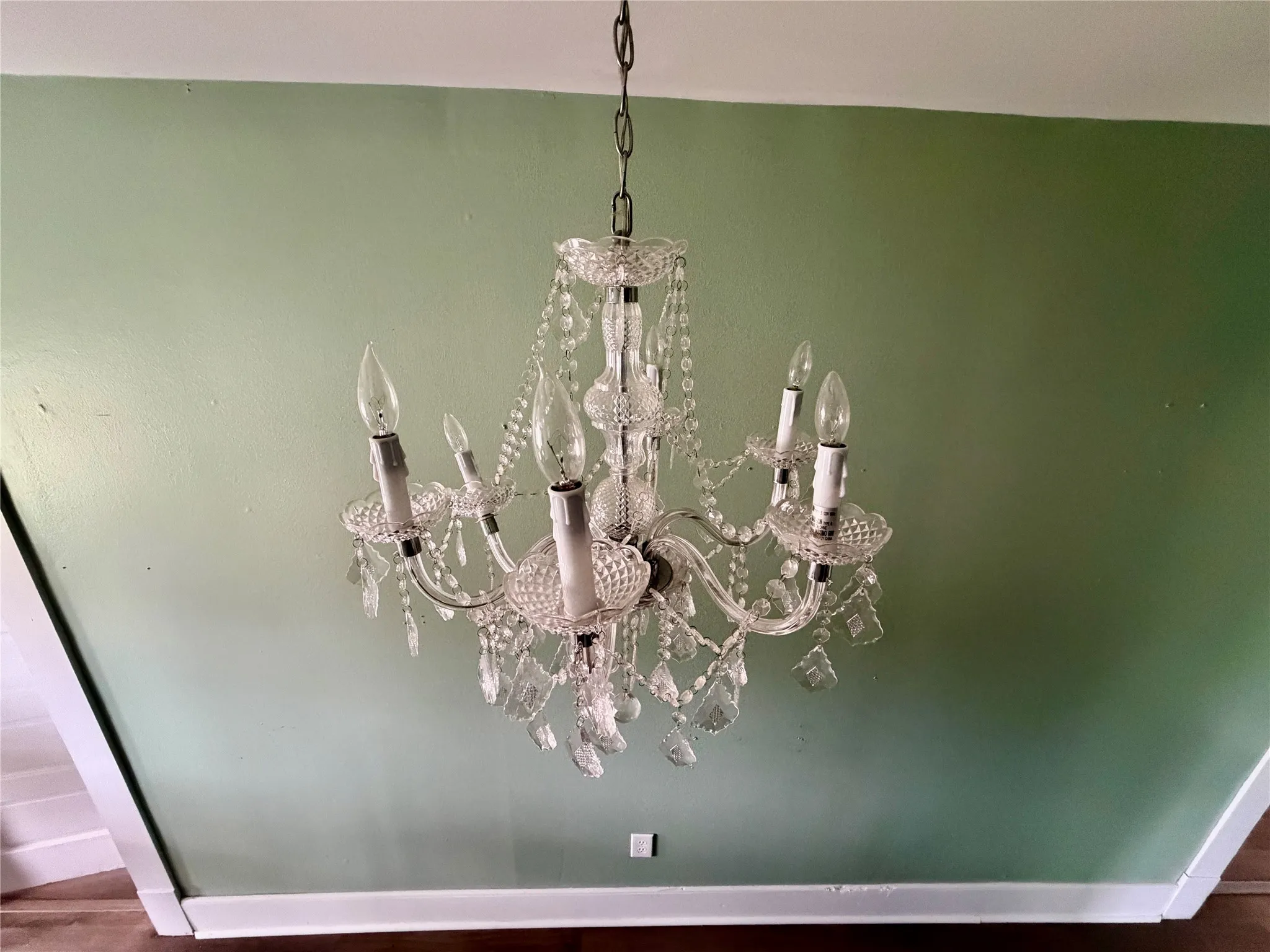 Beautiful fixture in the entrance foyer!