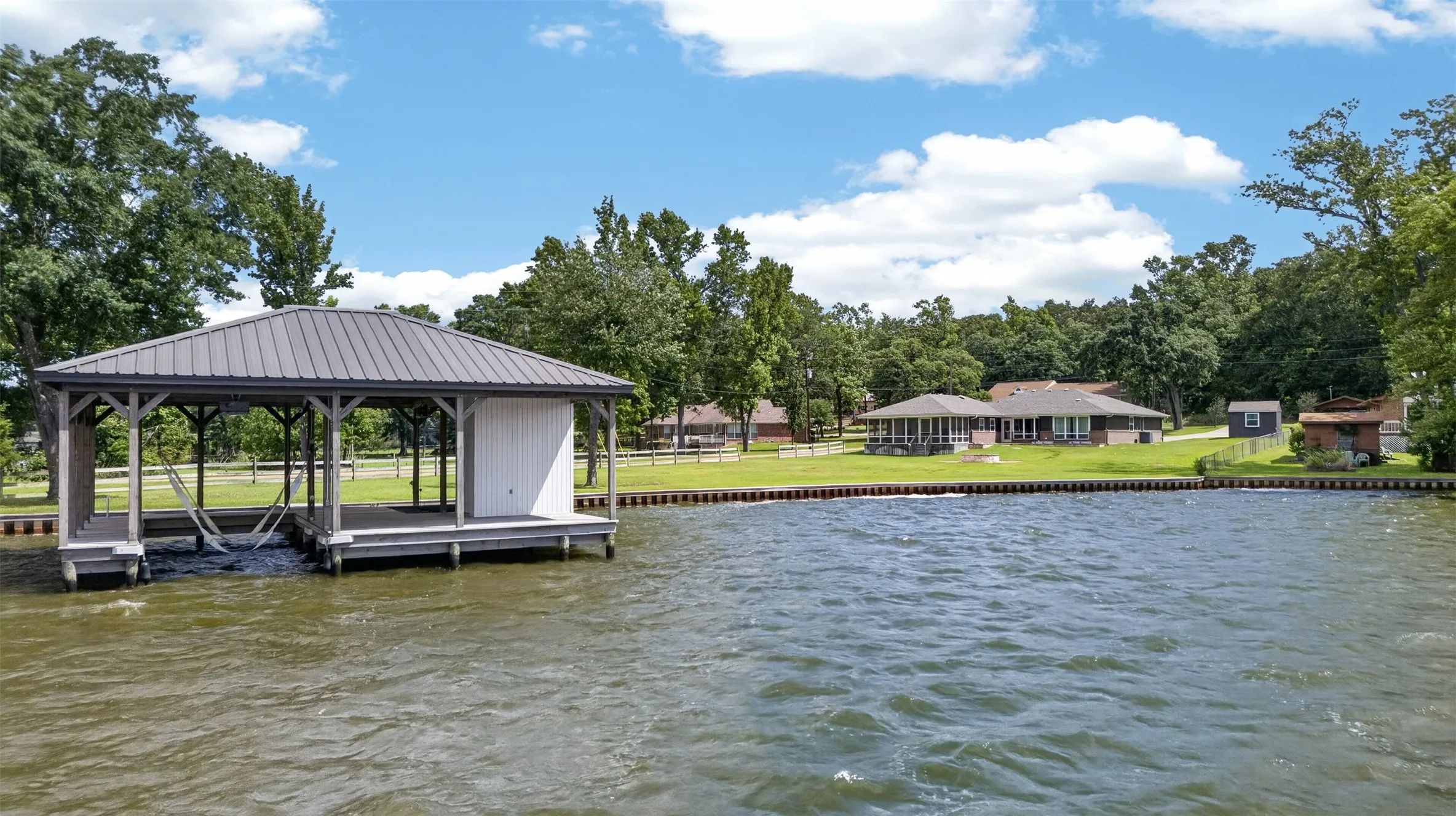 View of home in background