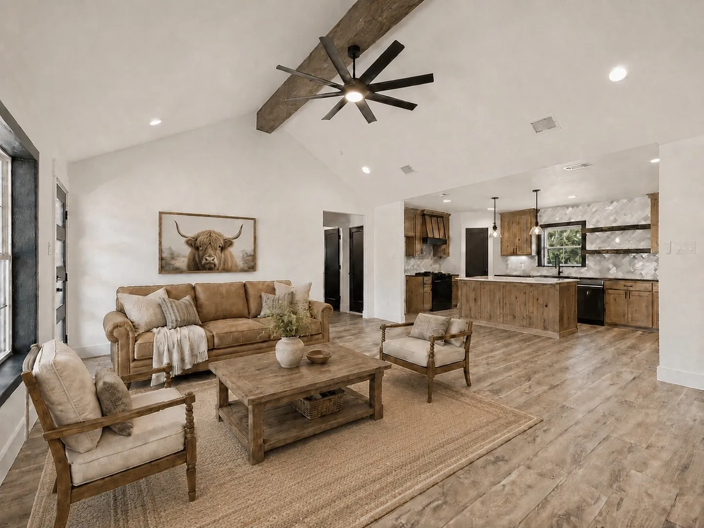 Same image just with furniture added AI