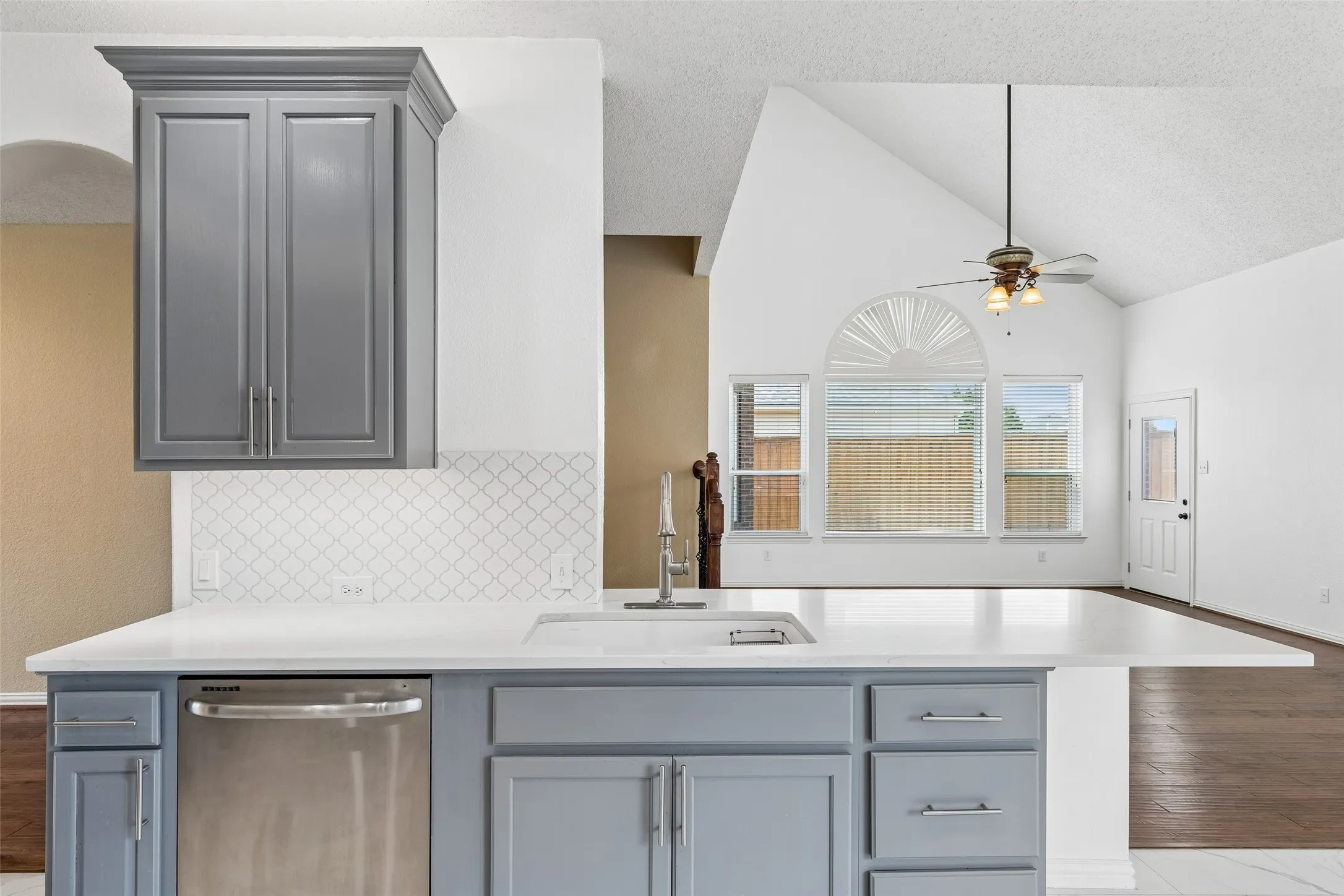 The open layout creates an easy, natural flow — the kind of space where people just settle in and stay awhile