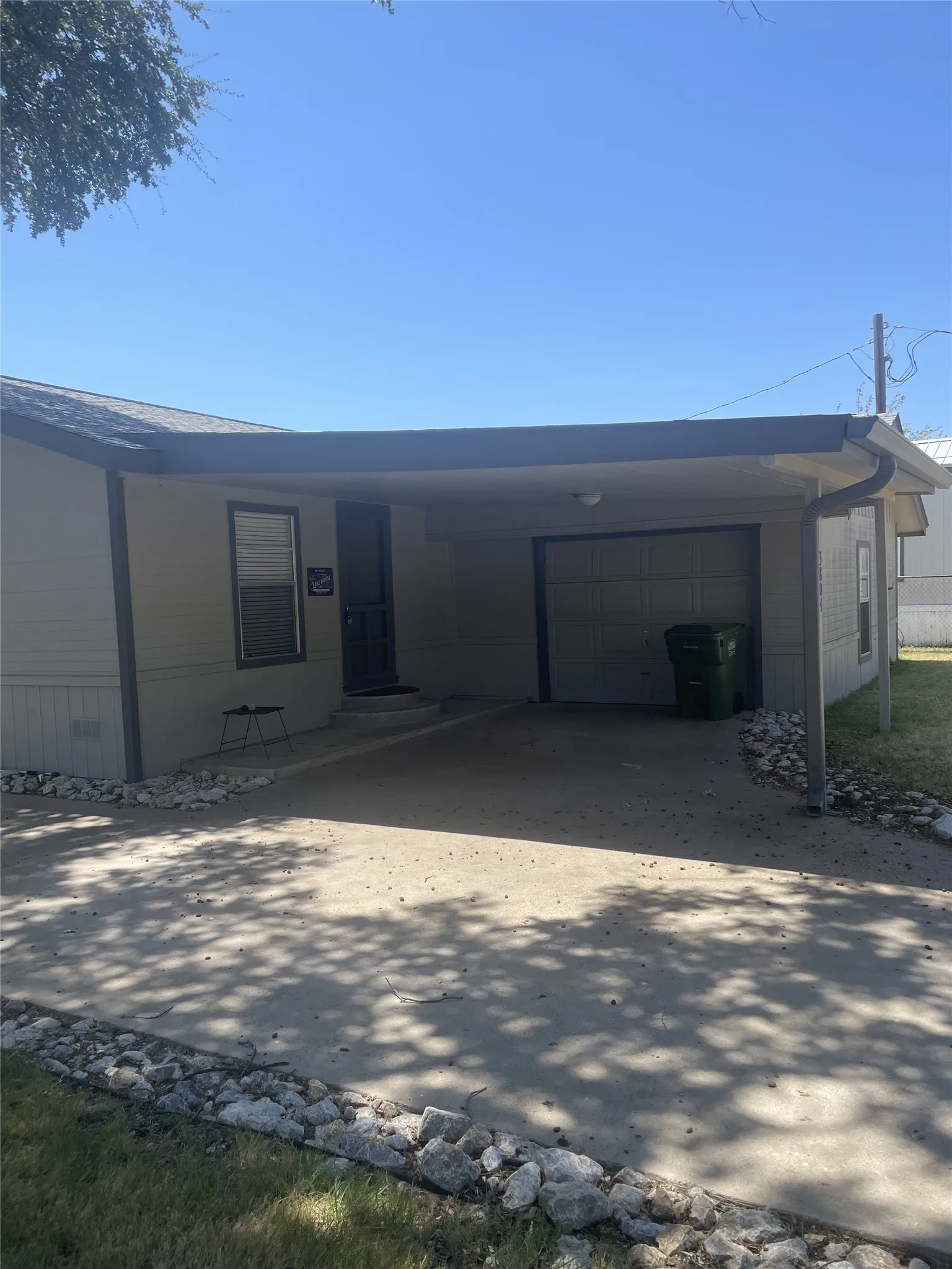 carport and garage