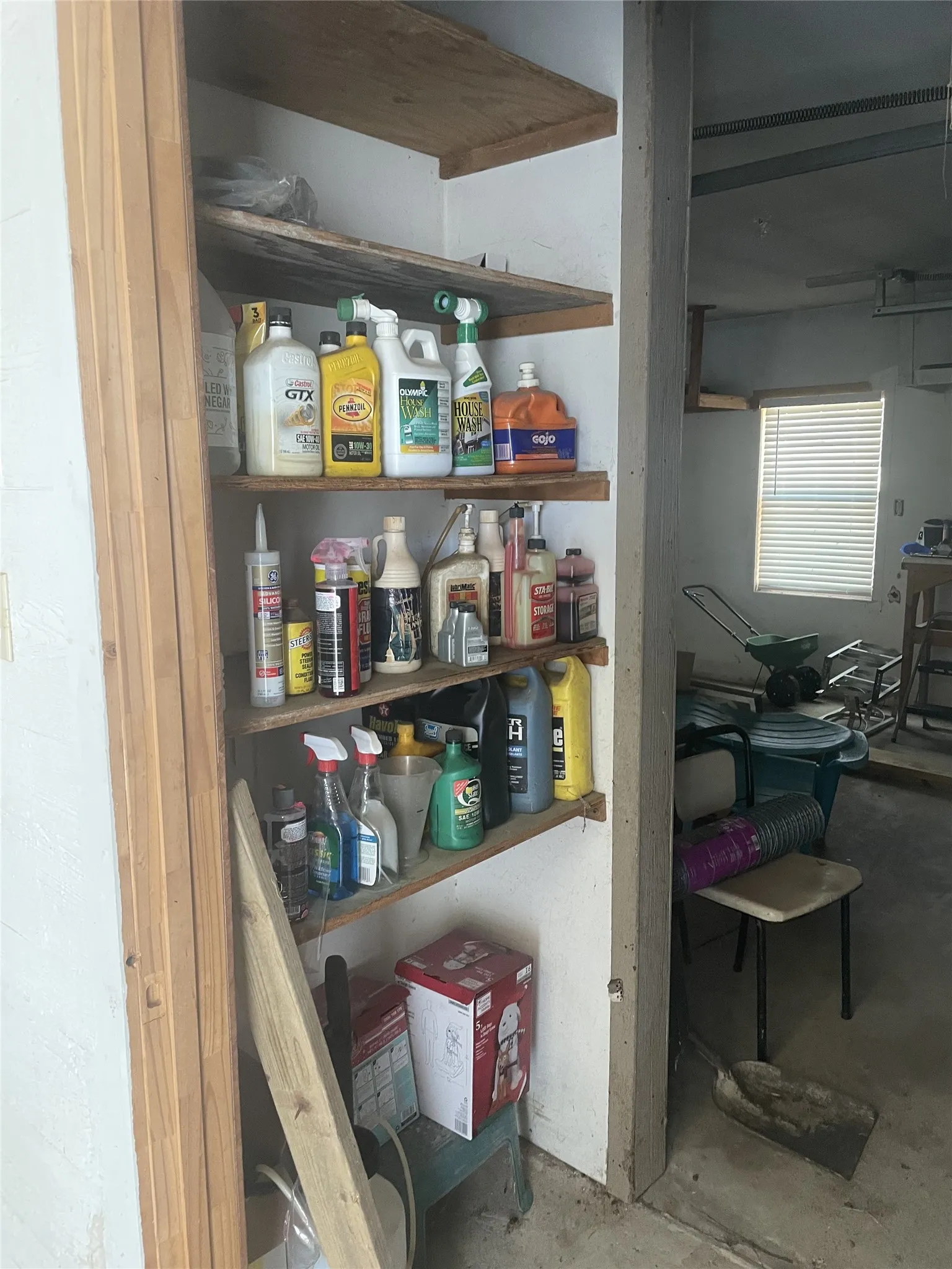 shelving in garage
