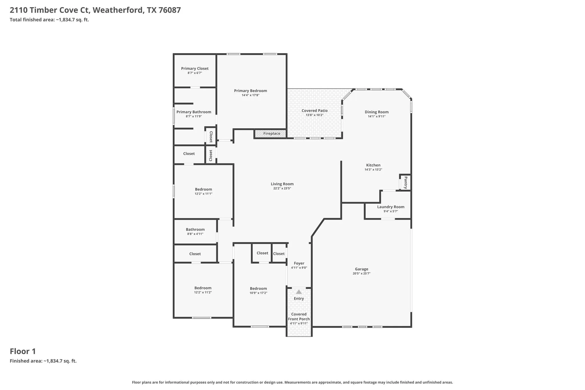 Single Family Residence For Sale in Parker County , 2110 Timber Cove Court, Weatherford, Texas 76087, 4 Bedroom, 2 Bathroom, 2 Garage spaces, 2,004 Sqft, built in 2003, mls#21305550, Real Estate Agent in Weatherford, Homes For Sale in Parker county, Homes For Sale in Weatherford, Realtor in Weatherford Texas, Real Estate Brokerage Independent Realty Texas, Luminita Cordes Realtor