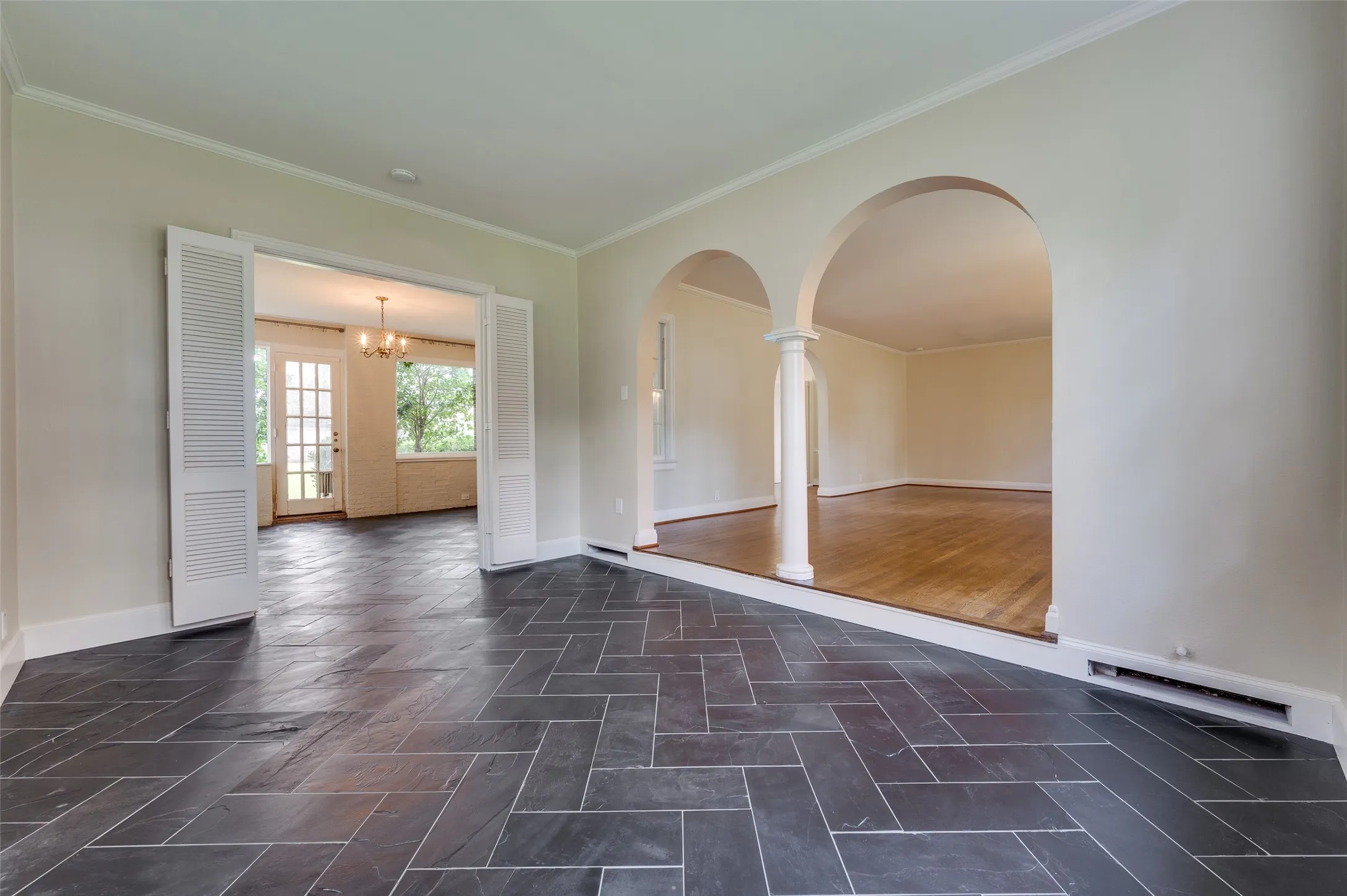 First floor study with much natural light.