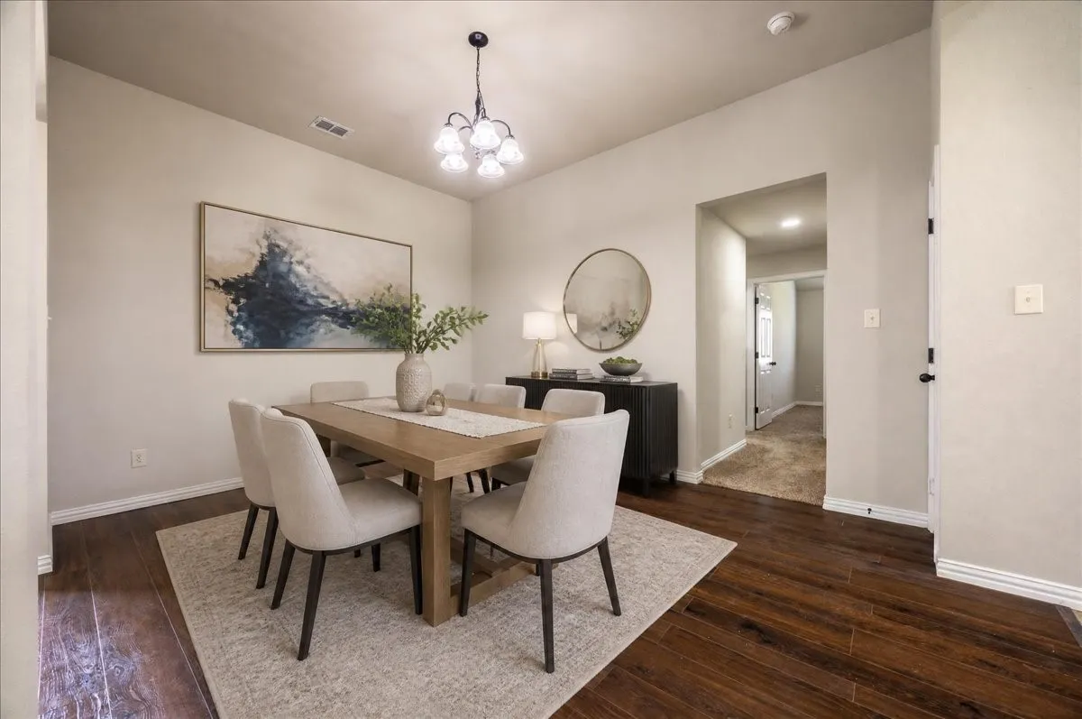 Virtually Staged Dining Room