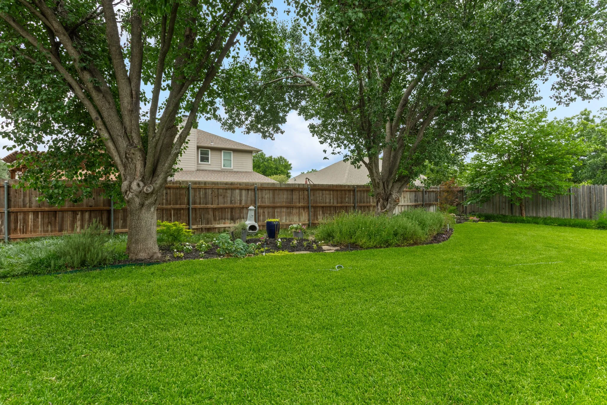 A seven-zone Rain Bird irrigation system helps keep the grounds lush & thriving year-round. This established community surrounds the golf course at Walnut Creek Country Club. This is a lifestyle defined by connection & comfort.