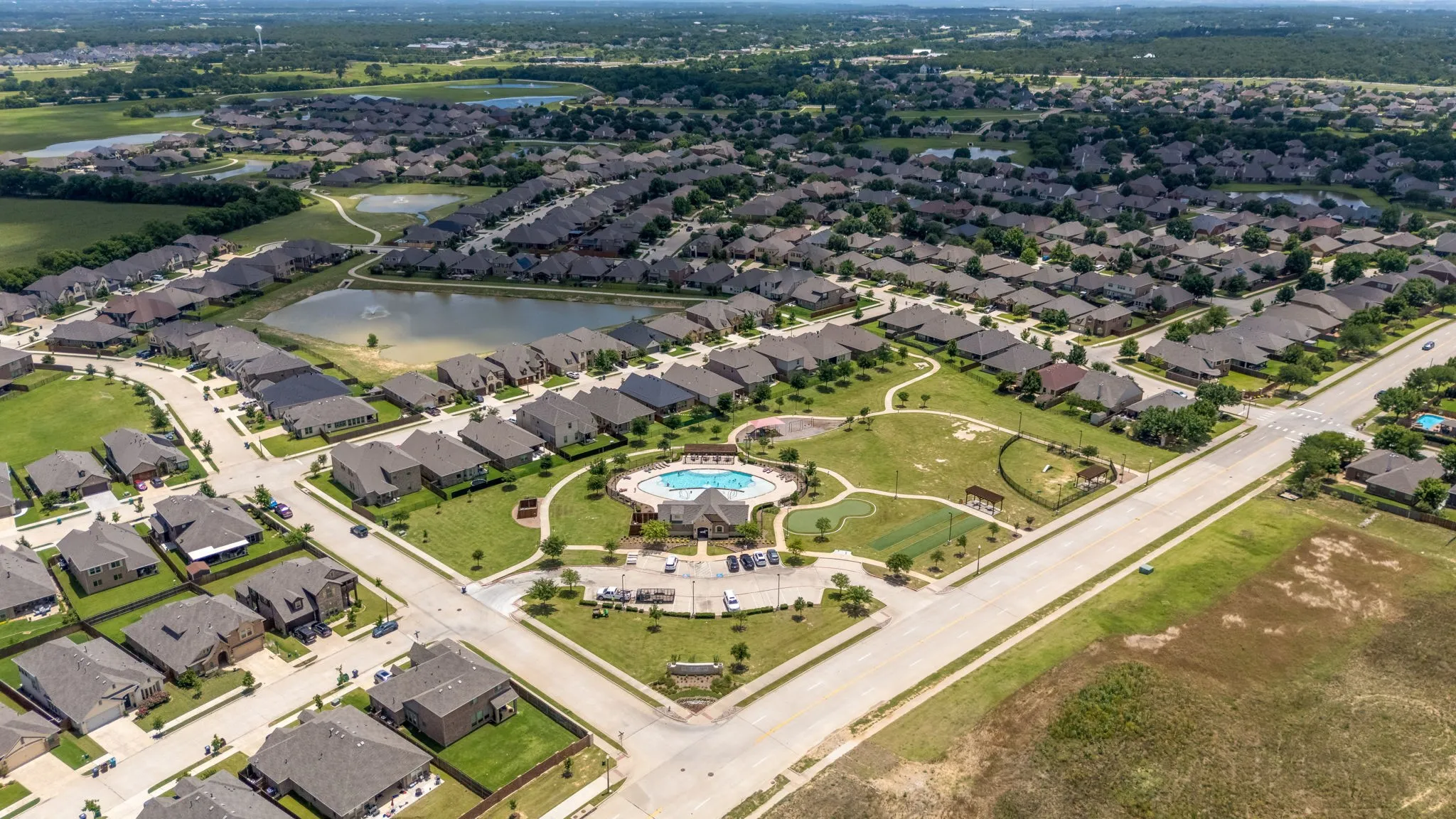 1 of 2 resort style community pools