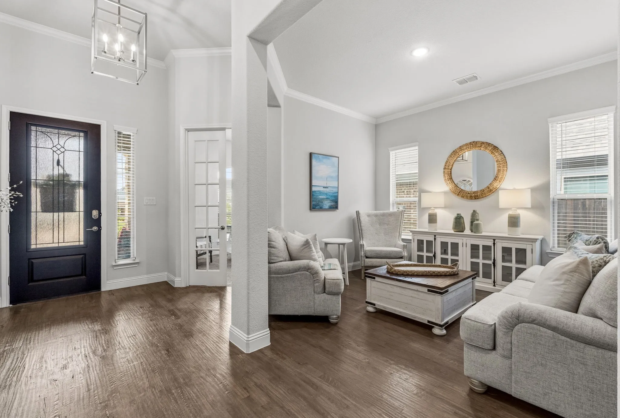 Entry with sitting room/formal dining