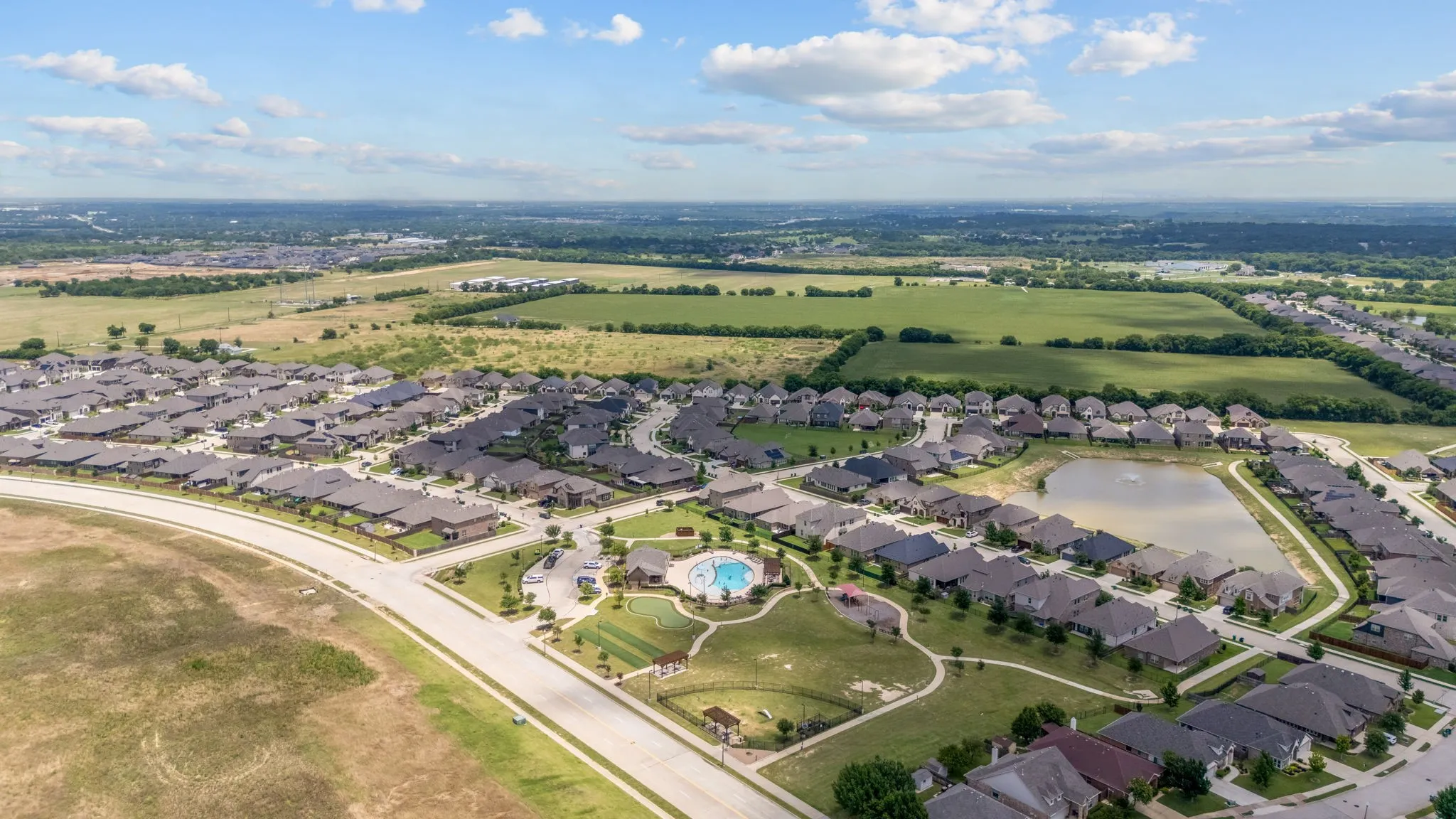 1 of 2 resort style community pools