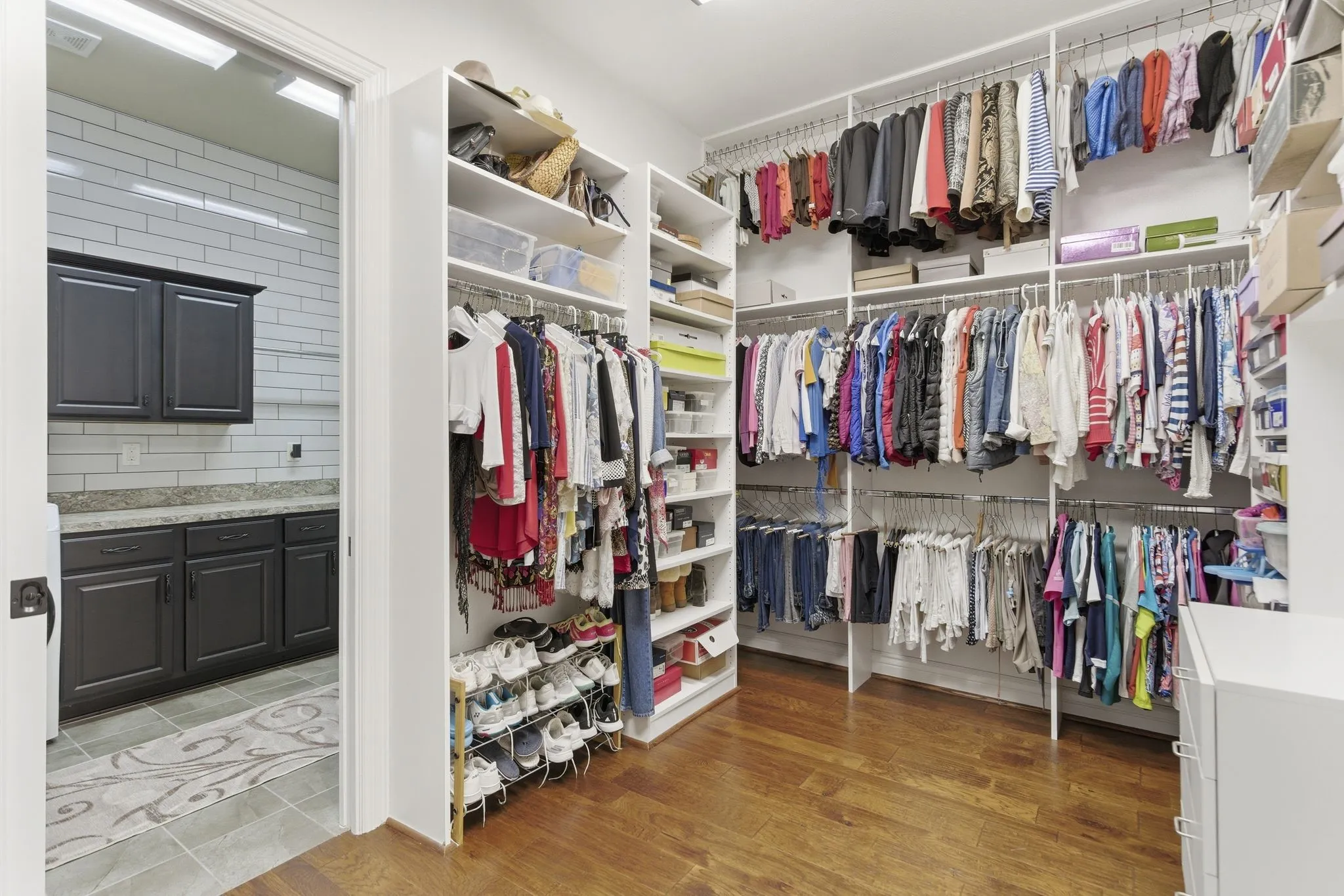 primary closet