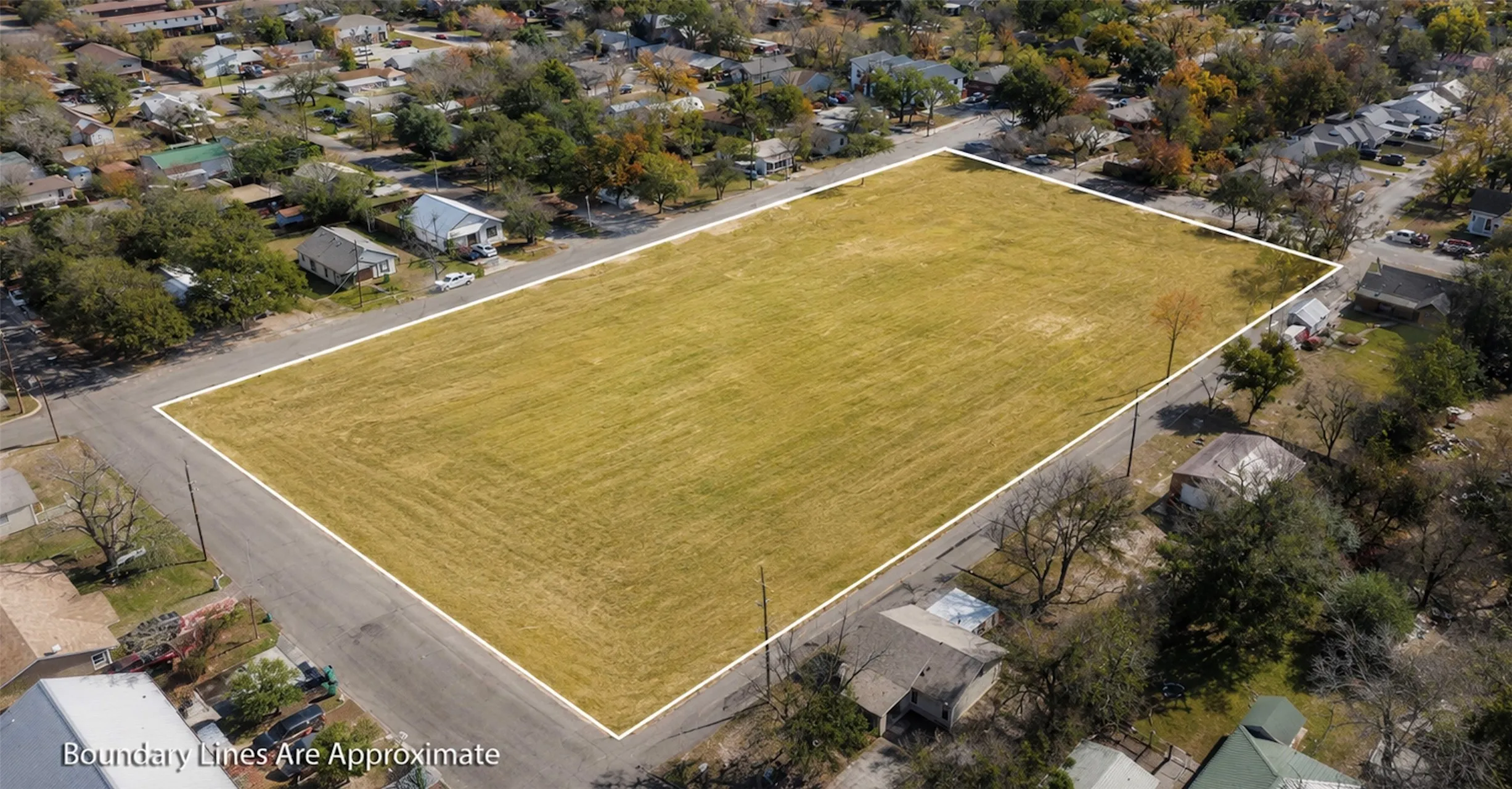 AI Generated if the land was cleared. Not an actual photo