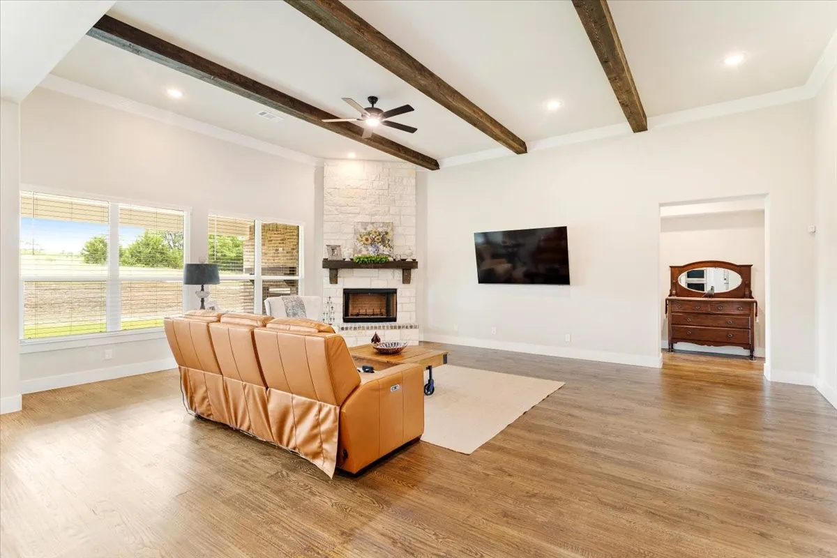 Every room in the house is spacious.