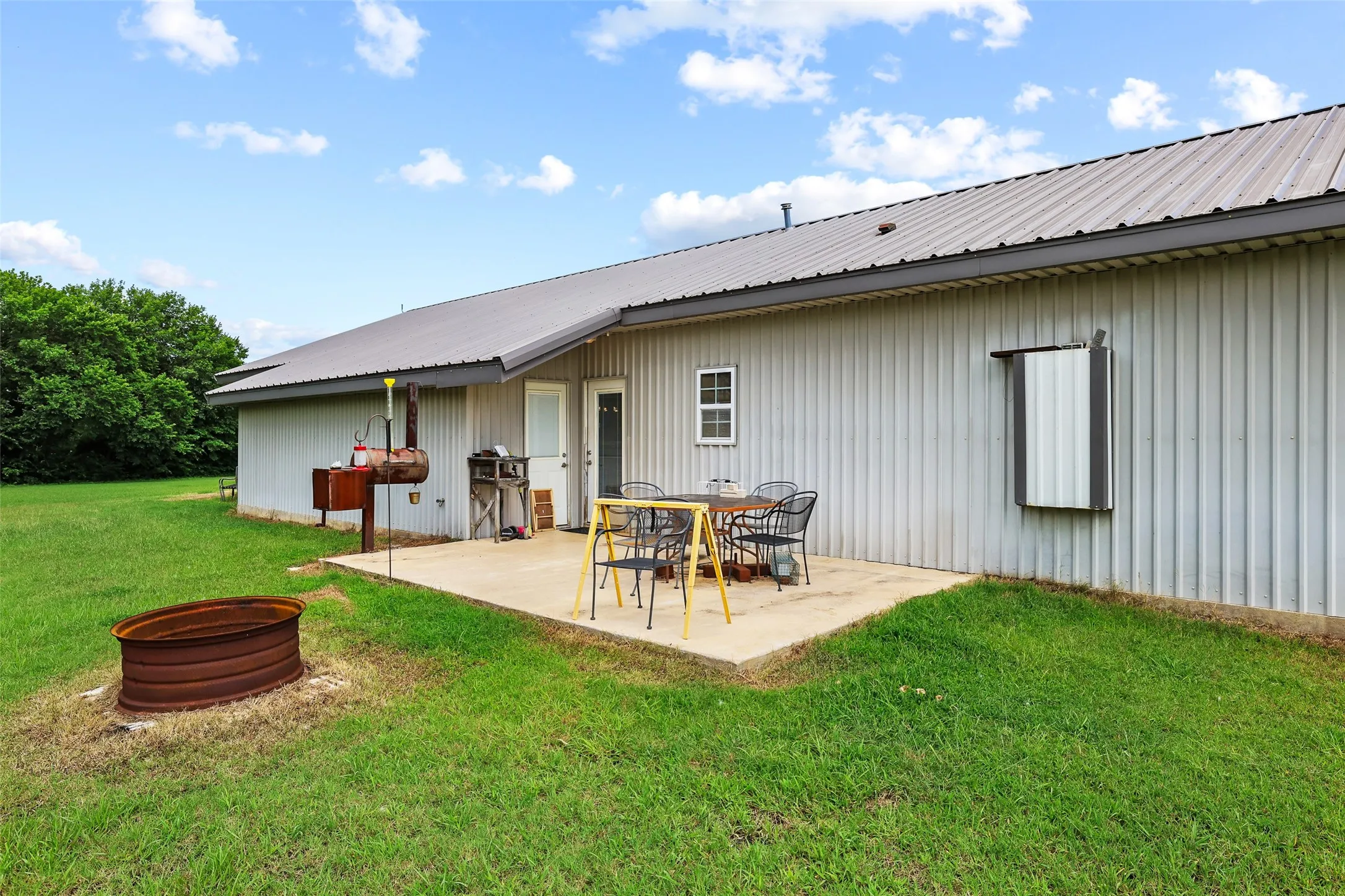 Rear of home with patio