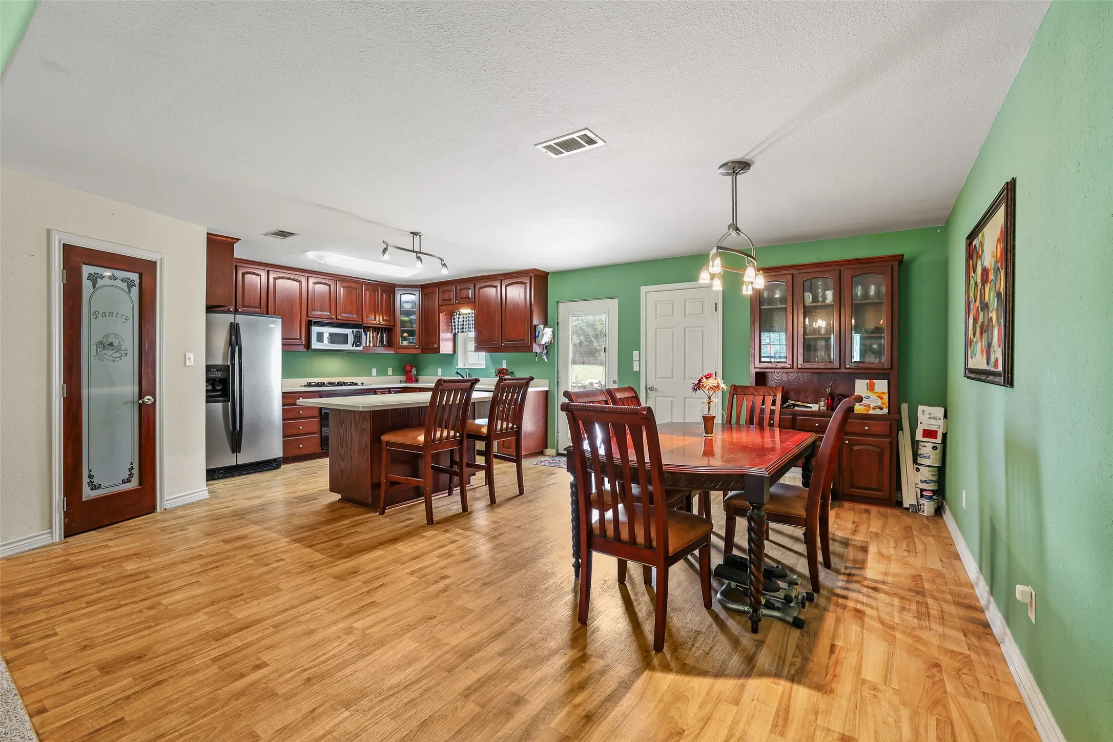 Open concept dining and kitchen is perfect for large gatherings and entertaining
