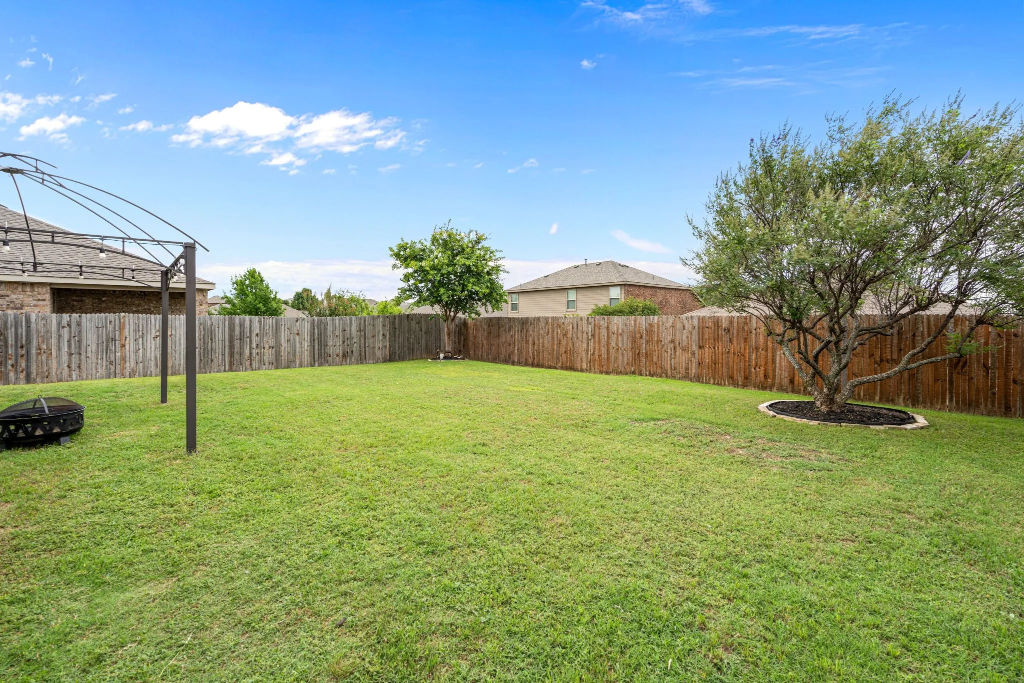 HUGE back yard!
