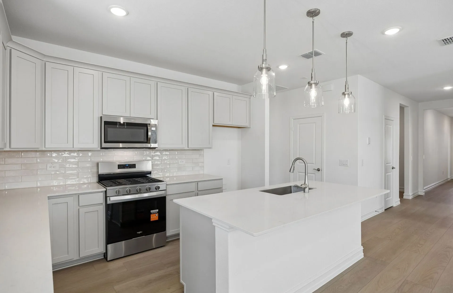 Abundant cabinet space available