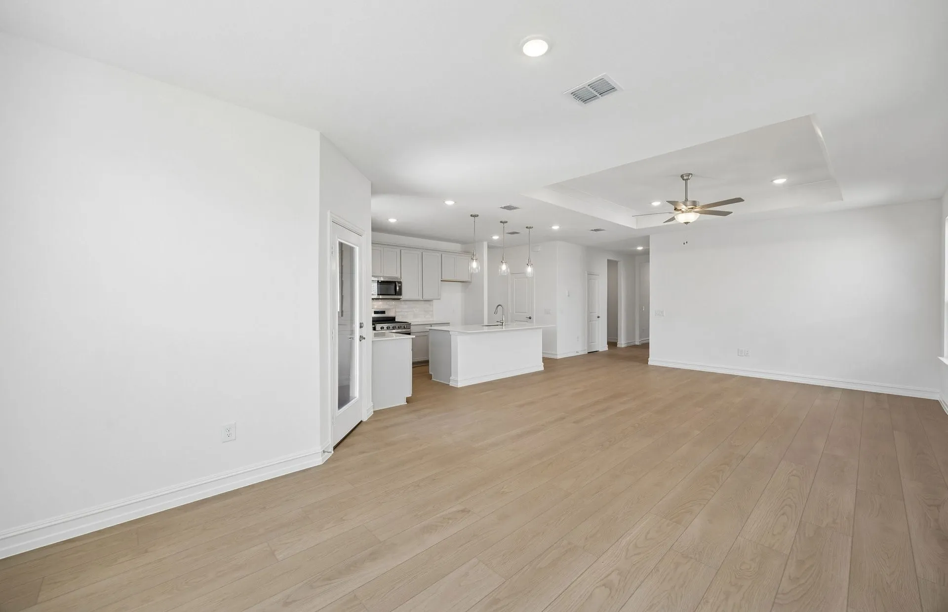 Open concept plan throughout home