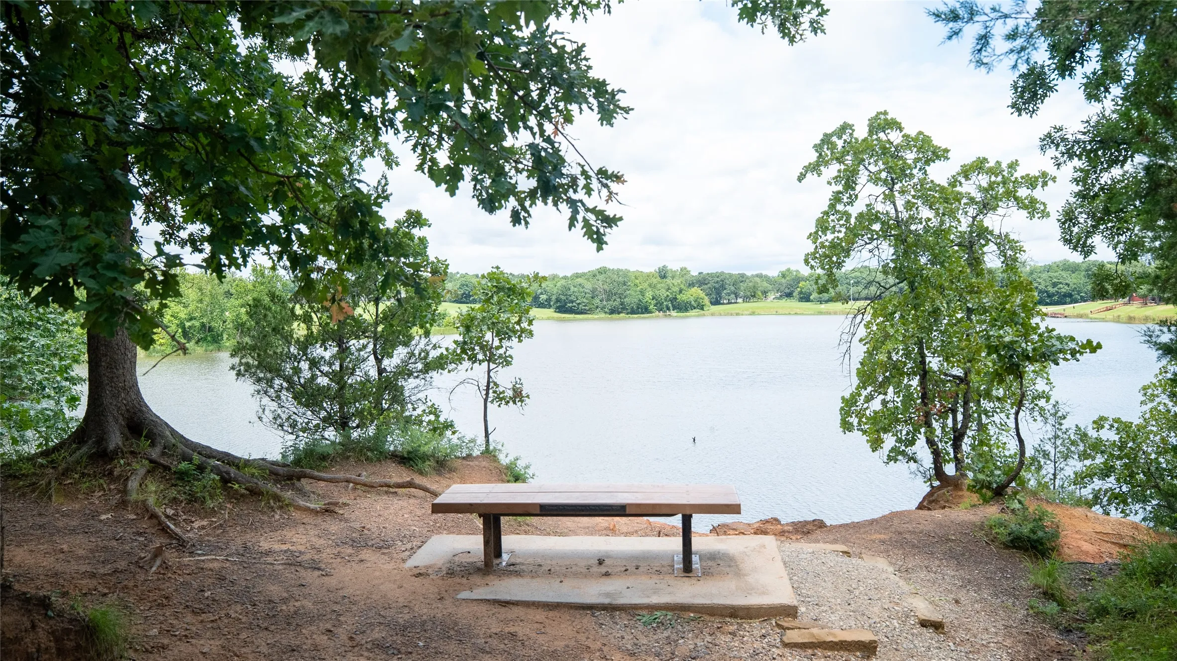 The Main Trail Leads Here-A Beautiful Lake Vista!