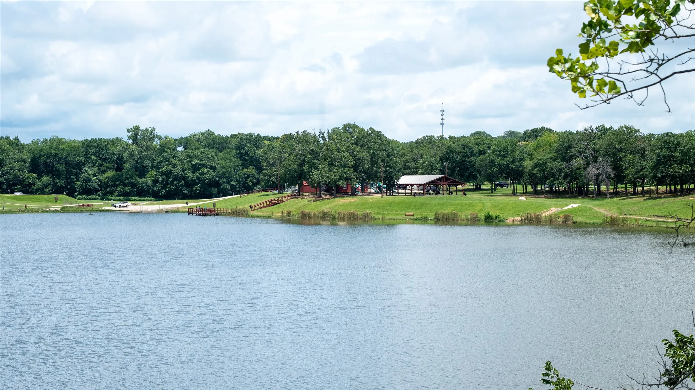 Across the Lake from the Fishing Dock and Kayak Launch