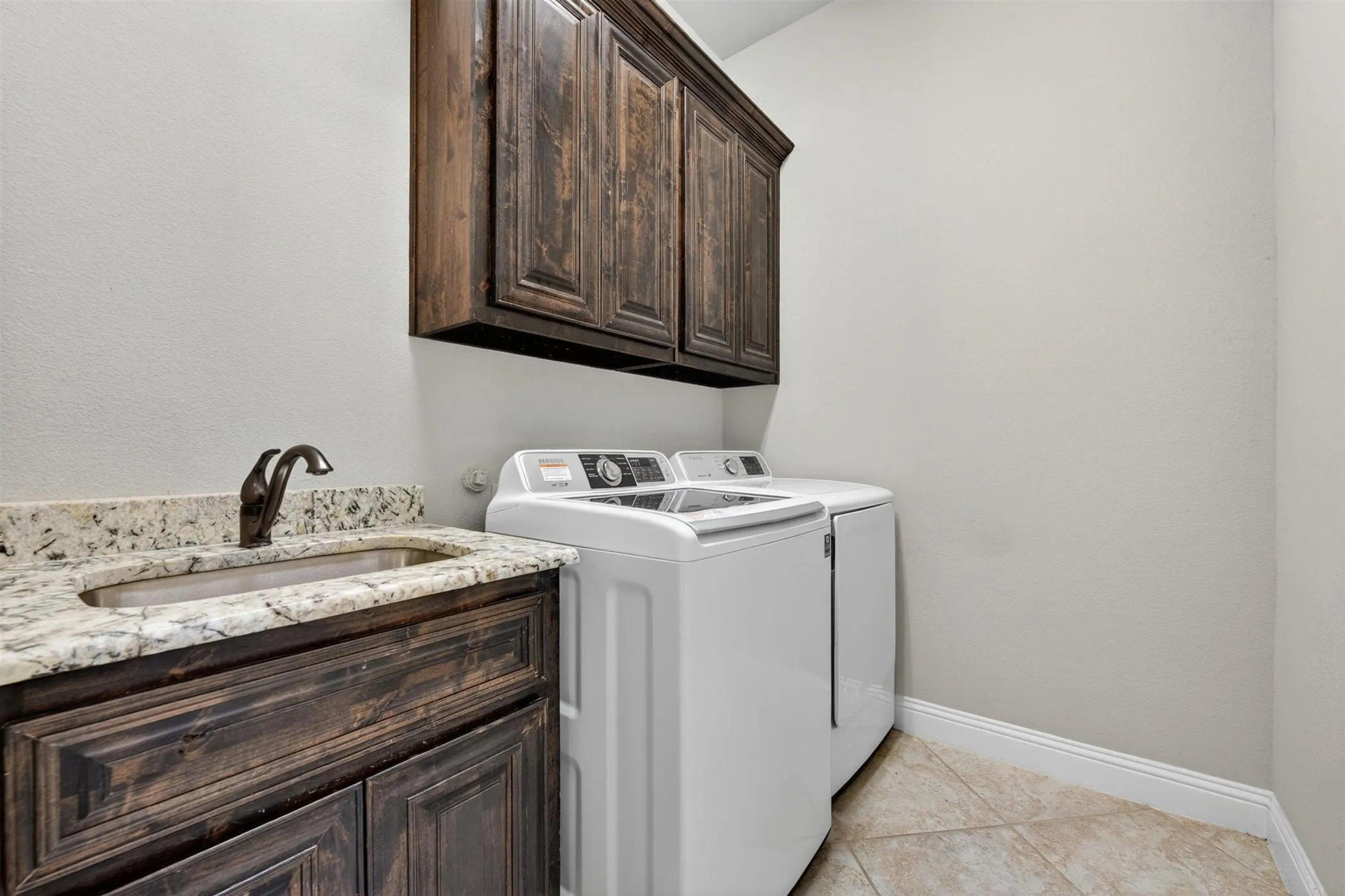 Convenient first floor laundry room