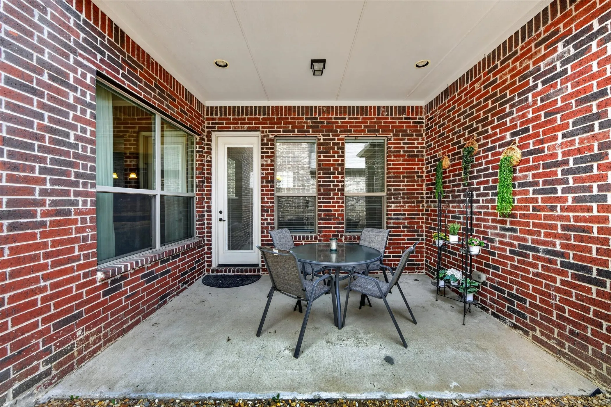 Enjoy the outdoors year round on the covered patio!