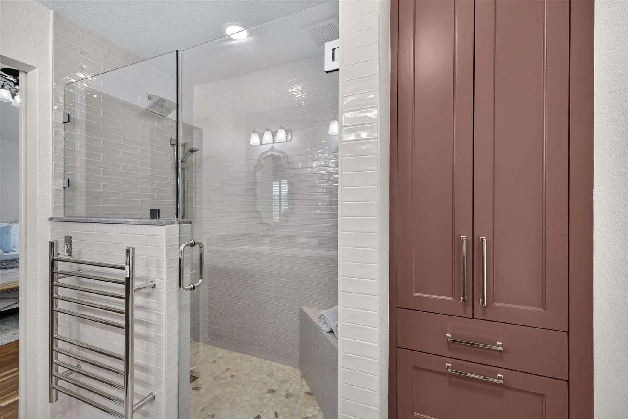 Recently renovated custom cabinets