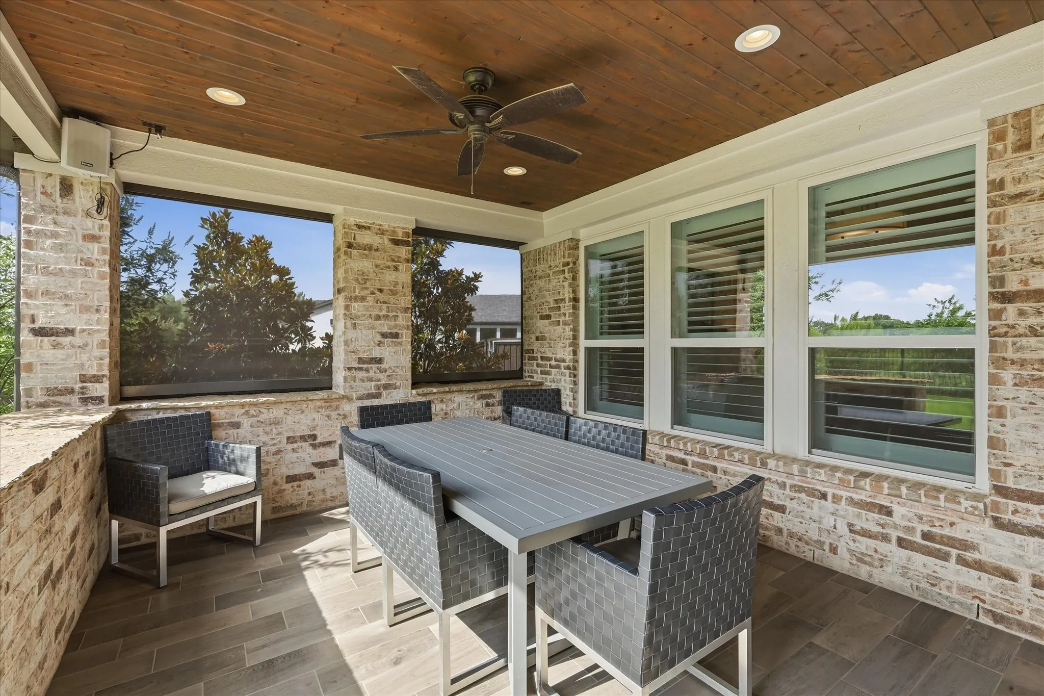 All the living spaces available in your outdoor patio