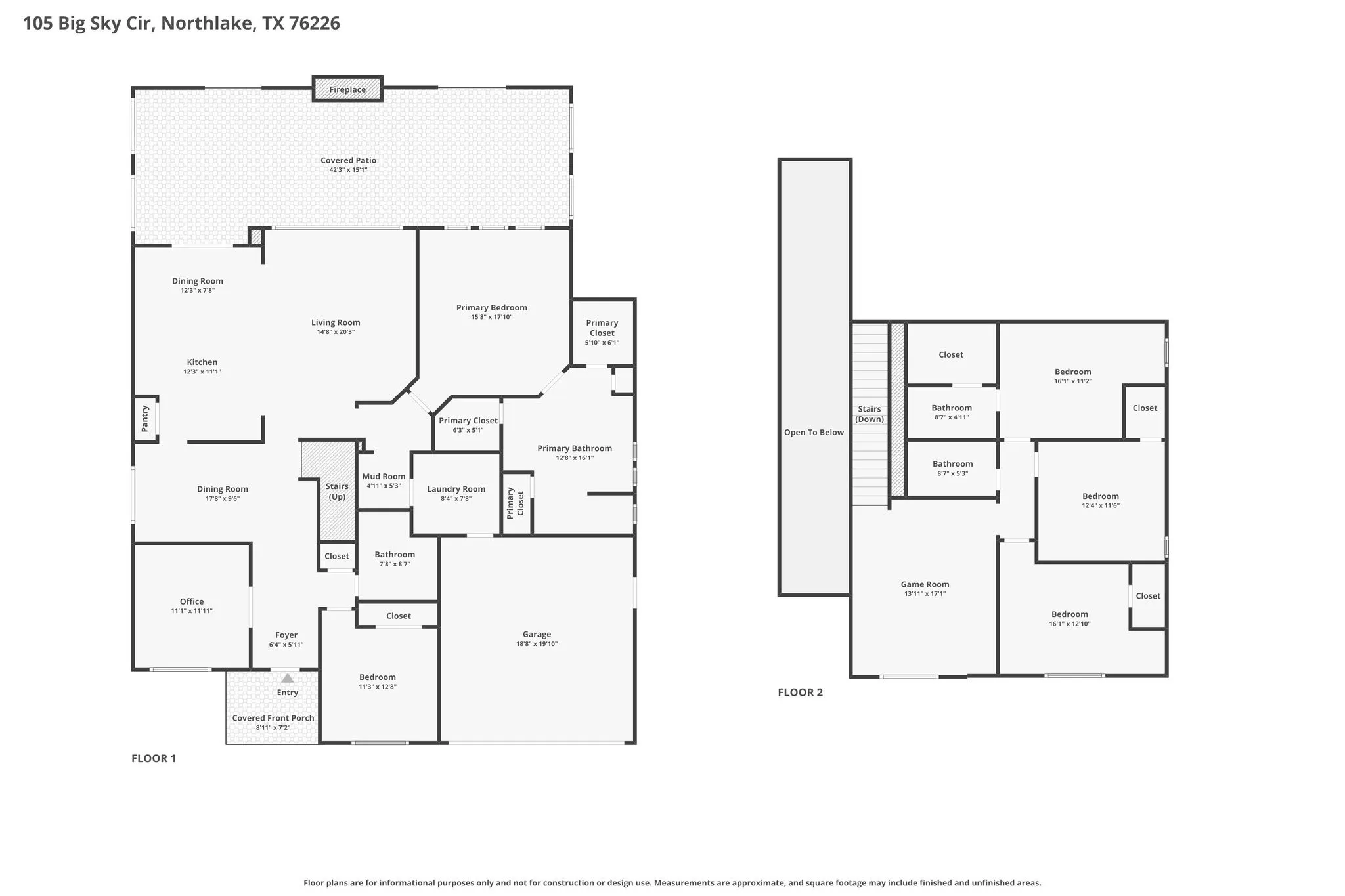 Single Family Residence For Sale in Denton County , 105 Big Sky Circle, Northlake, Texas 76226, 5 Bedroom, 4 Bathroom, 2 Garage spaces, 3,045 Sqft, built in 2019, mls#21302875, Real Estate Agent in Northlake, Homes For Sale in Denton county, Homes For Sale in Northlake, Realtor in Northlake Texas, Real Estate Brokerage Independent Realty Texas, Luminita Cordes Realtor