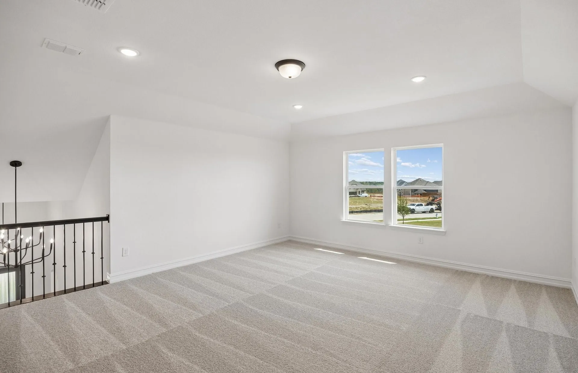 Loft on second level entry